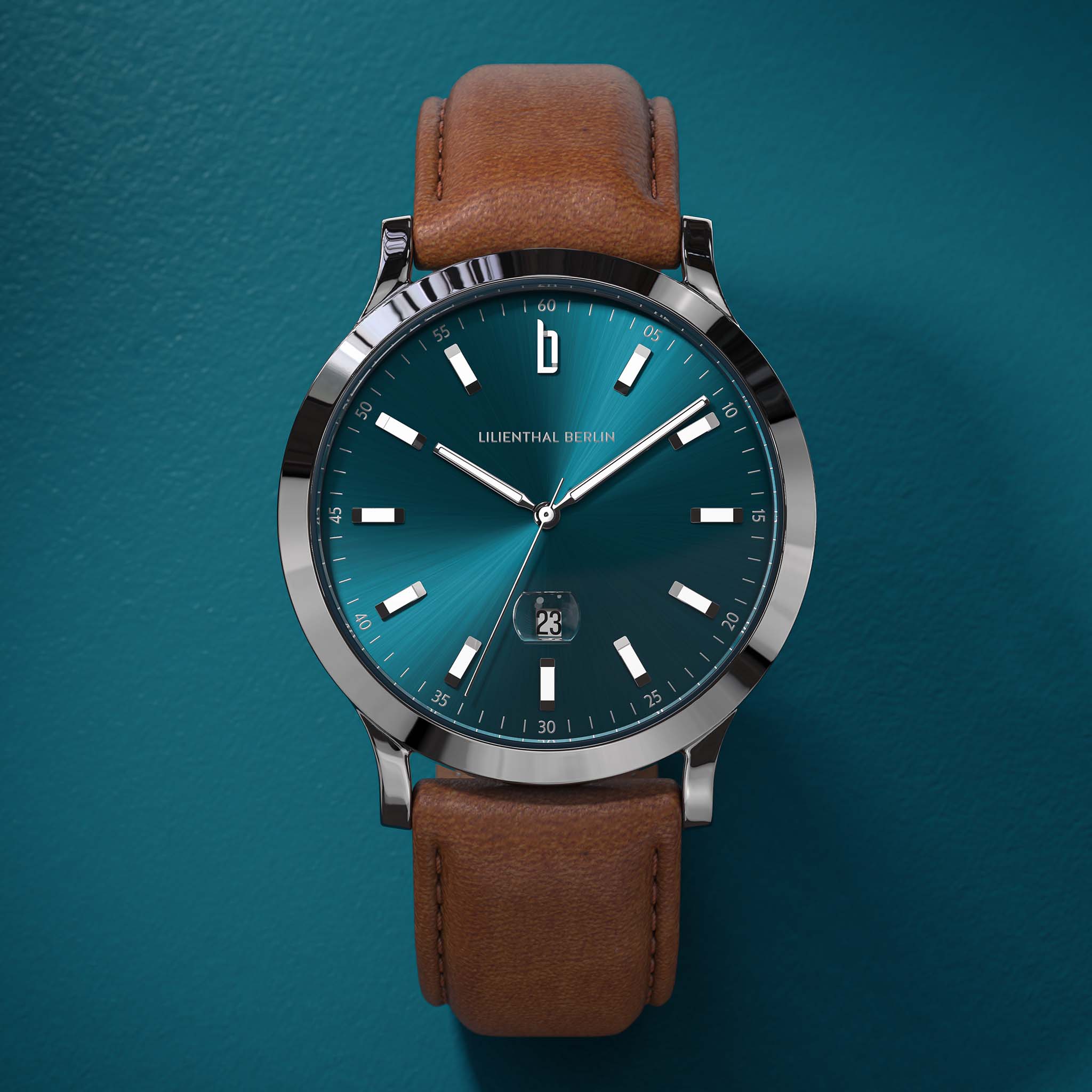 lilienthal-berlin-huxley-ii-armbanduhr-oceanic-teal-40-mm image 3