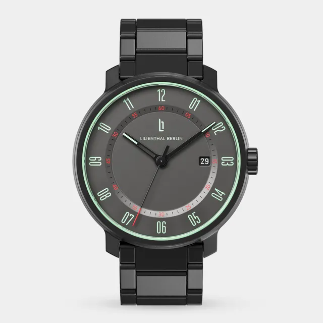 lilienthal-berlin-neolux-gray-mint-automatik-herrenuhr-42-mm-metallband image 1