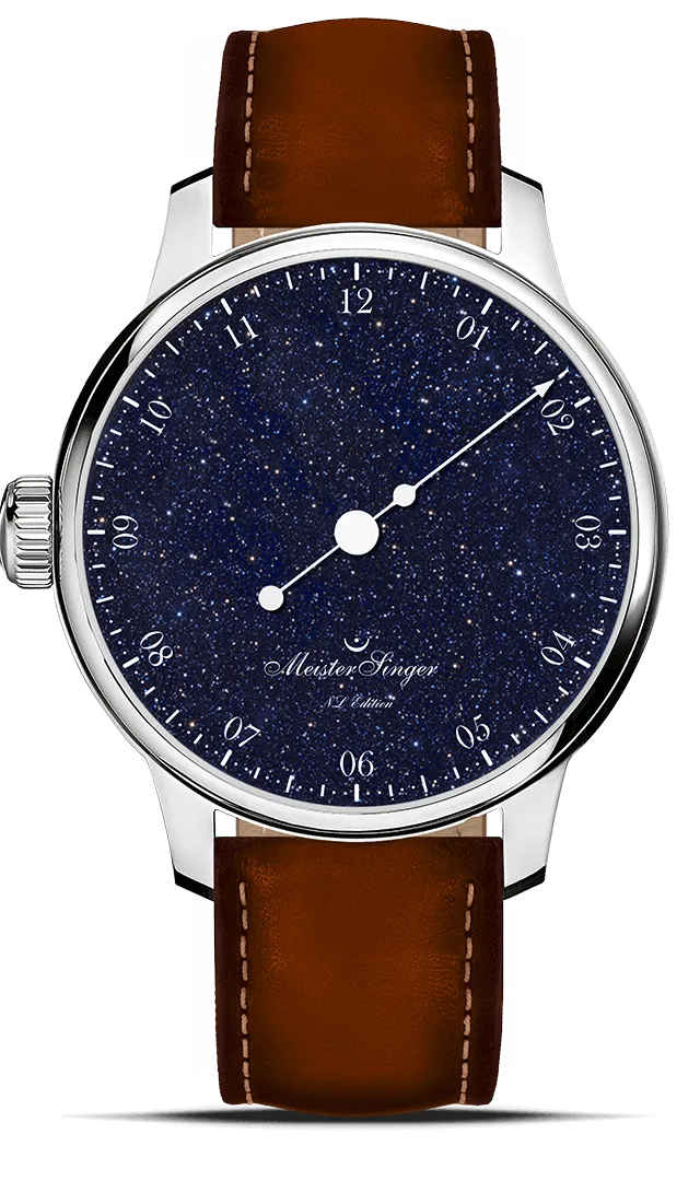 meistersinger-pangaea-nl-edition-aventurine-einzeiger-armbanduhr image 1