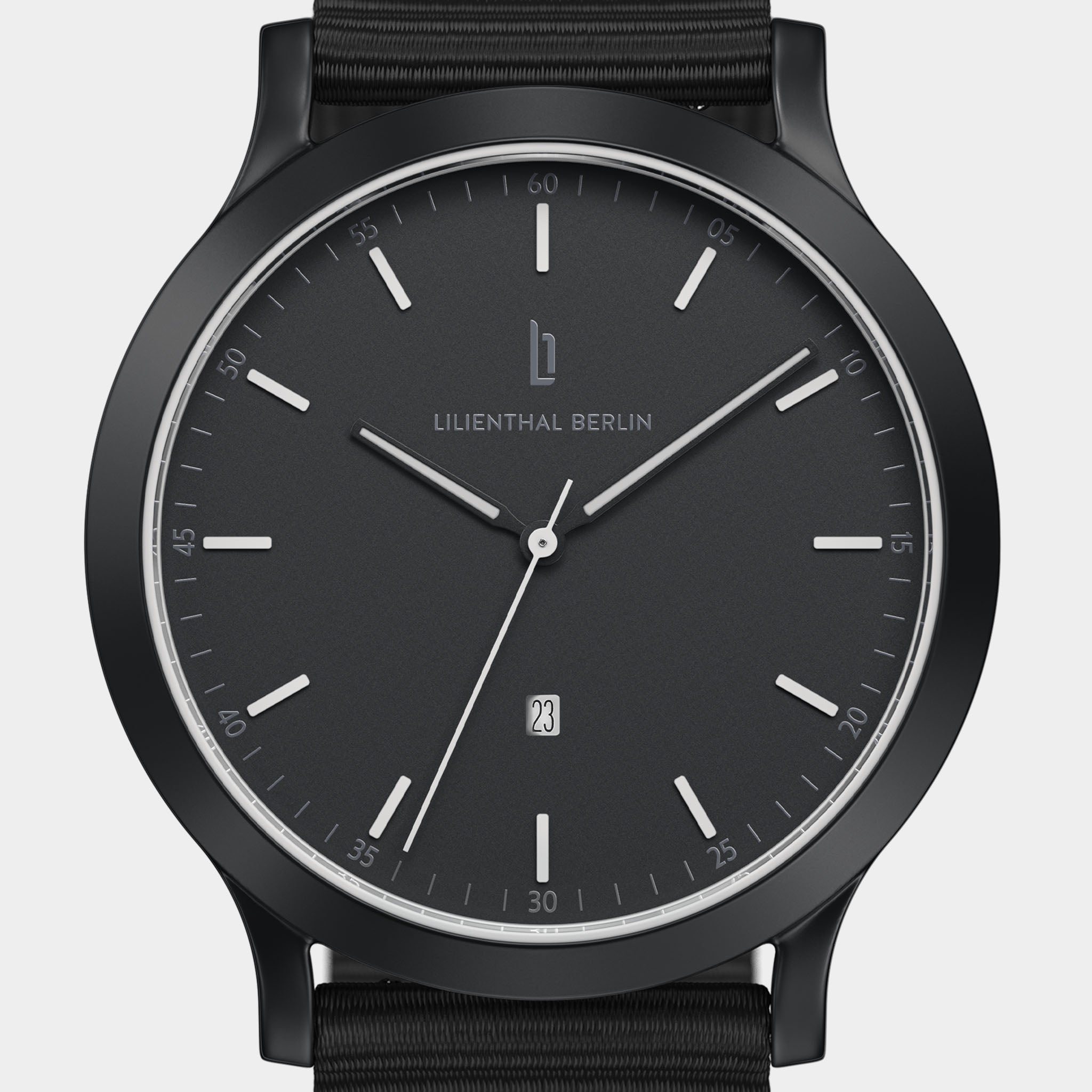 lilienthal-berlin-huxley-herrenuhr-black-white-5-atm image 6