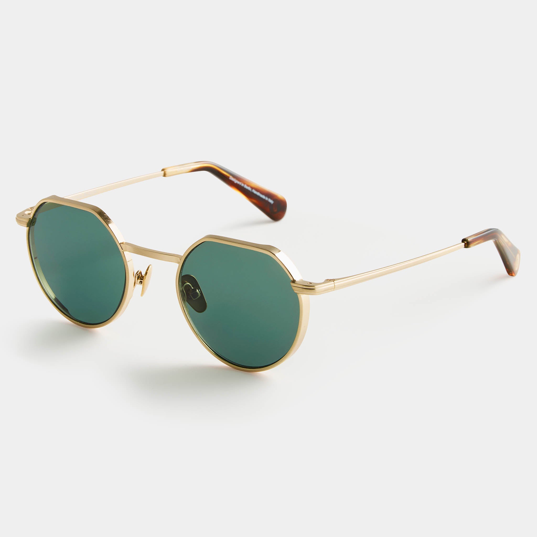 lilienthal-berlin-nu-jazz-sonnenbrille-brushed-gold-tortoise-green image 2