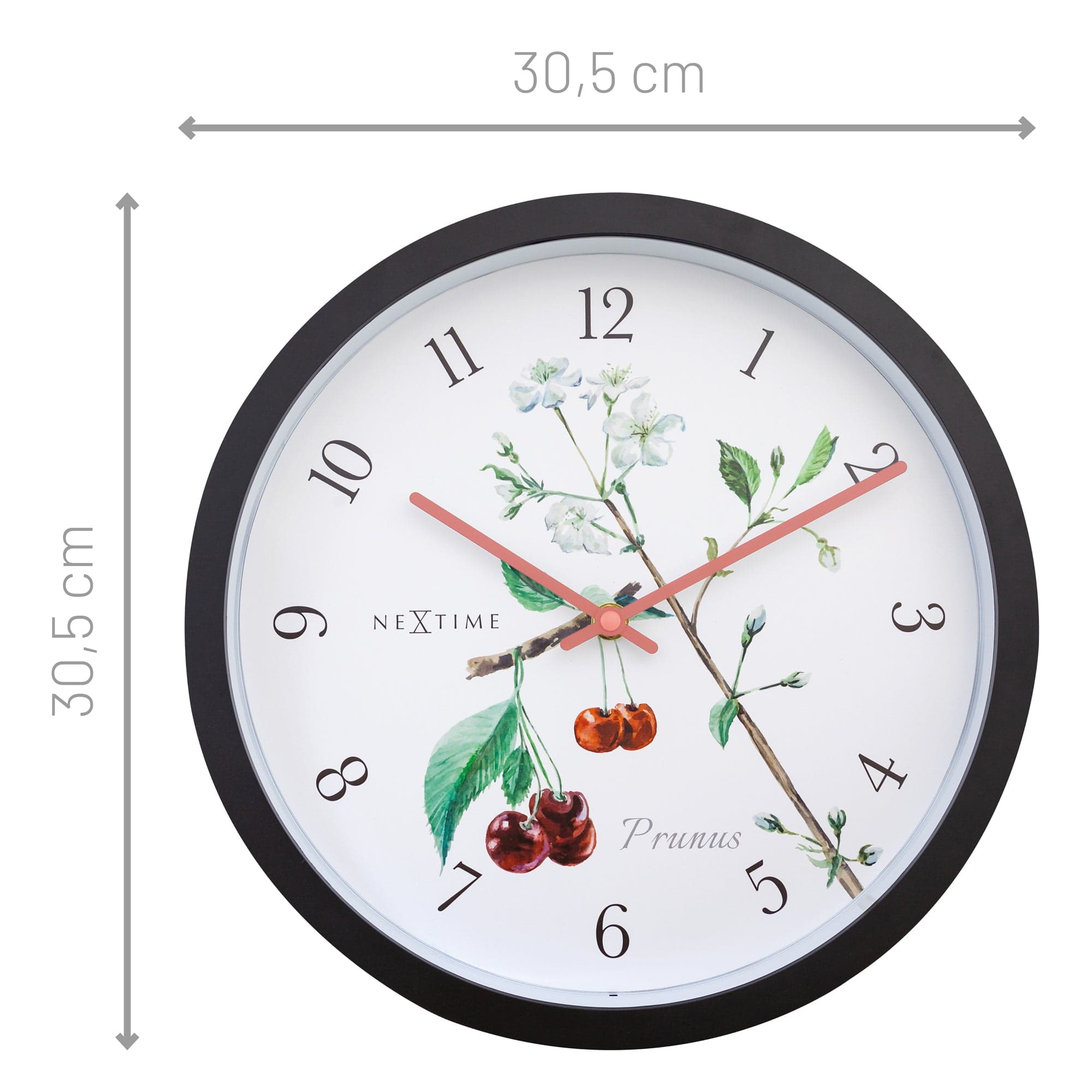 nextime-prunus-outdoor-wanduhr-30-5-cm-wetterfest-schwarz image 6