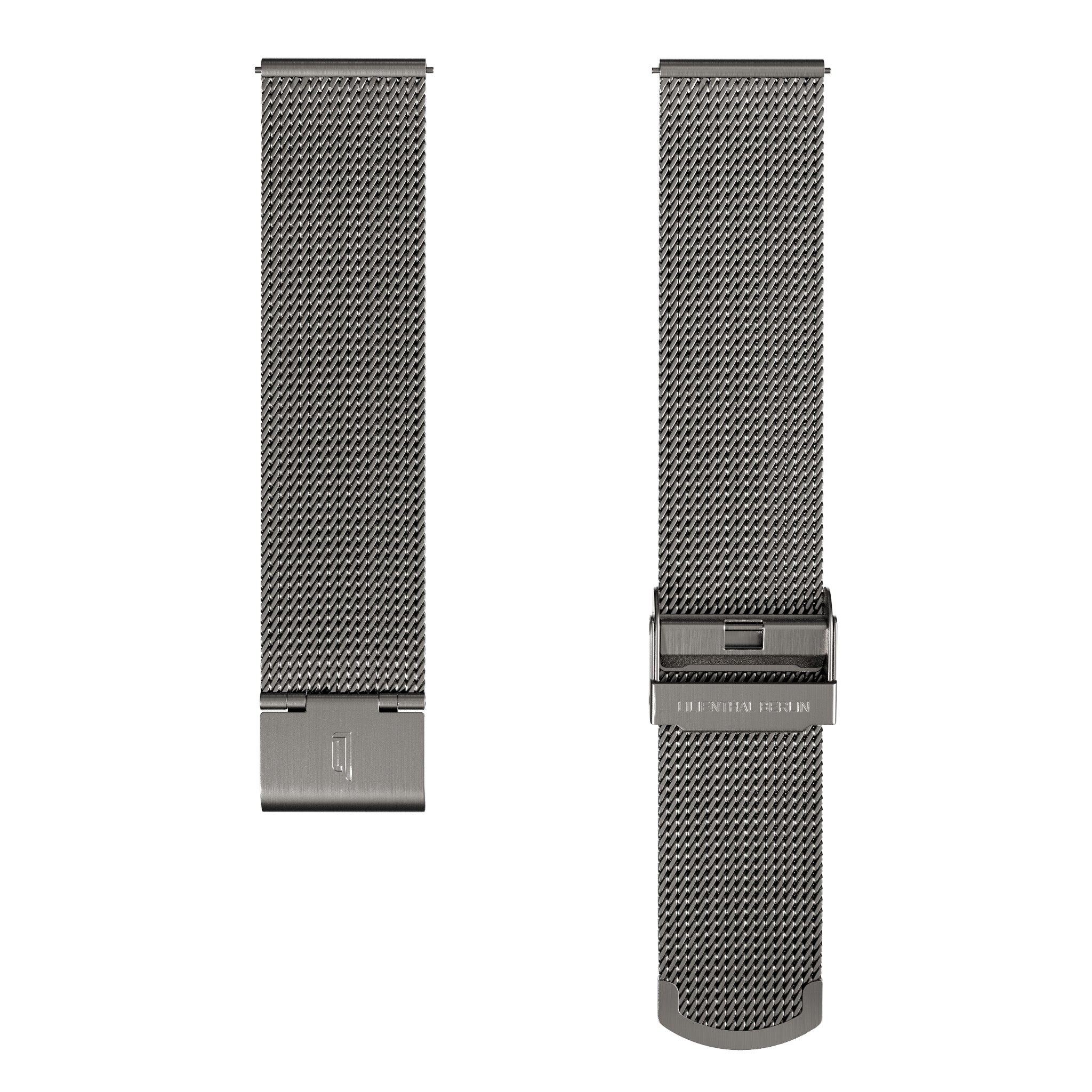 lilienthal-berlin-mesh-strap-anthracite-brushed-wechselarmband image 3