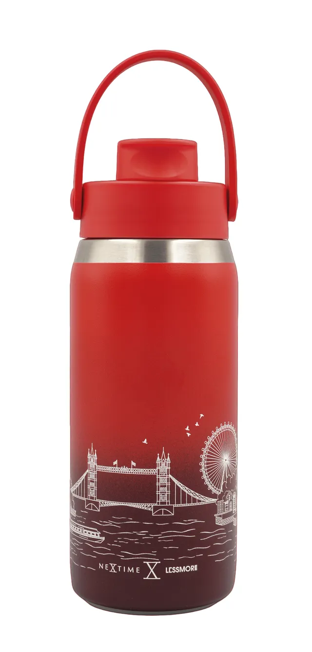 nextime-skyline-bottle-london-355-473-710-ml-royal-red-isolierflasche-edelstahl image 1