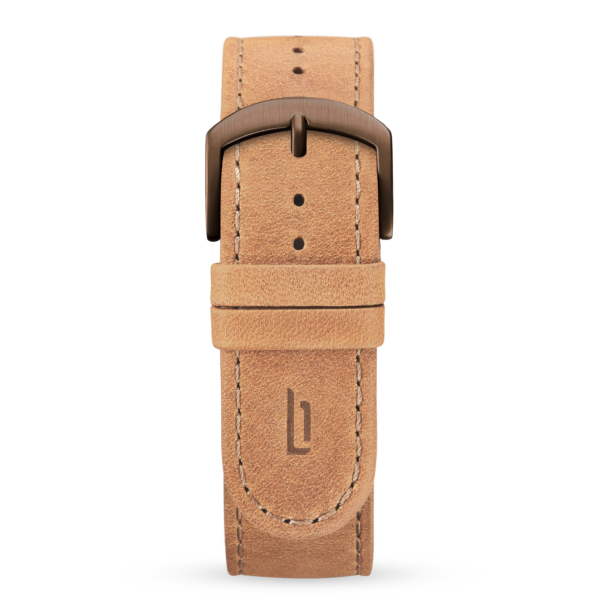 lilienthal-berlin-lederarmband-light-brown-wechselarmband image 1