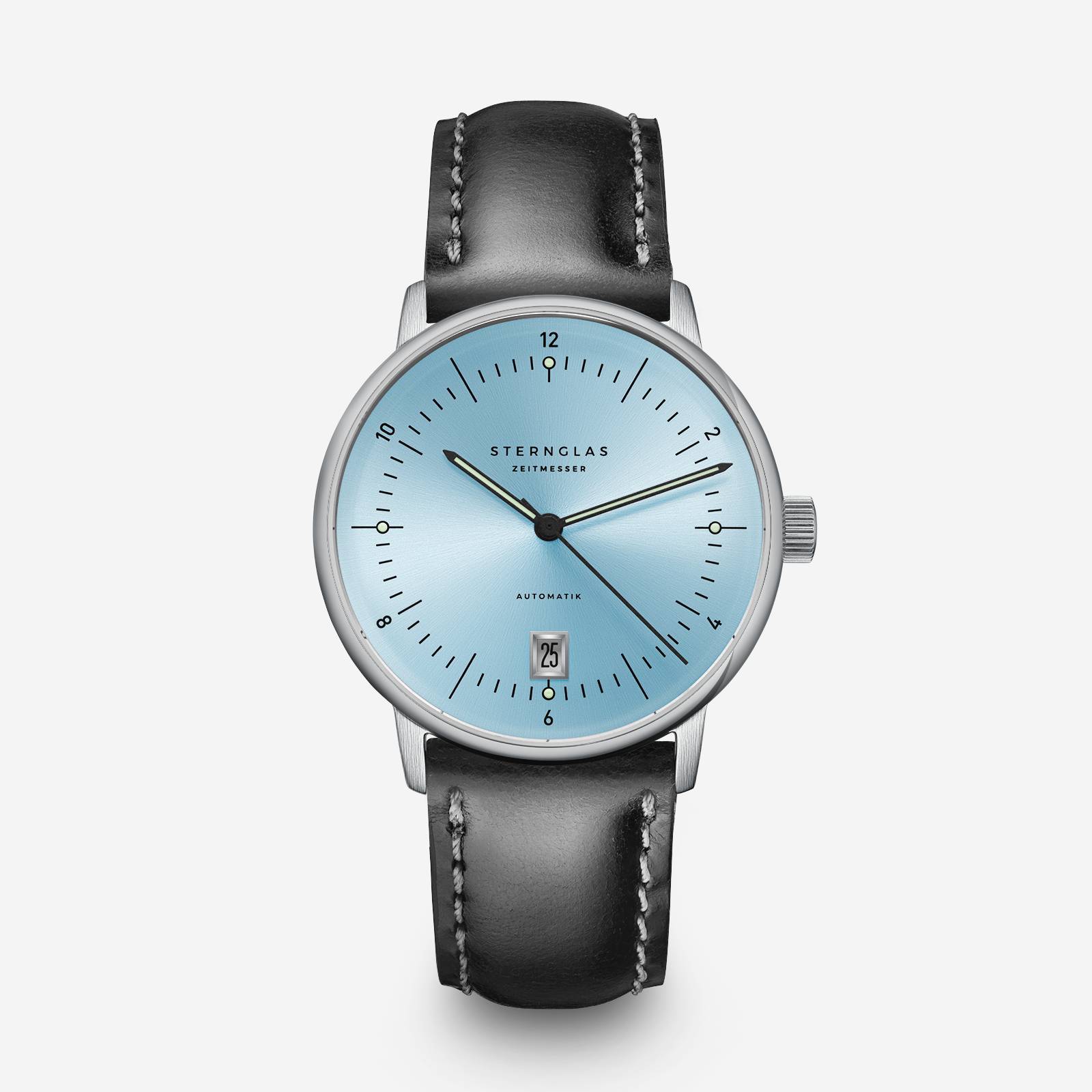 sternglas-naos-pro-edition-tuxberg-unisex-automatikuhr-38-mm-eisblau image 1