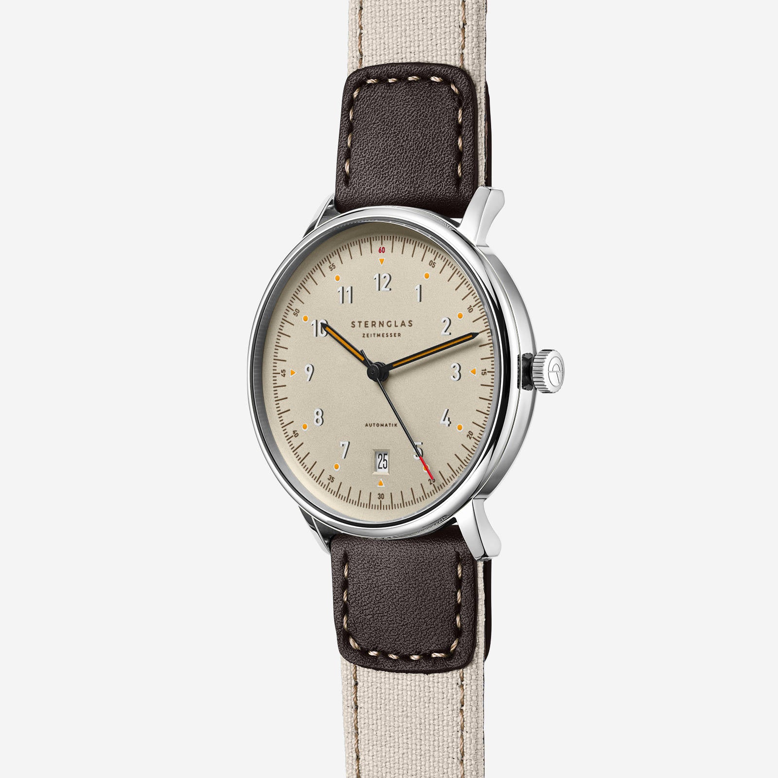 sternglas-lumatik-automatik-unisex-armbanduhr-38-mm-beige-leder image 3