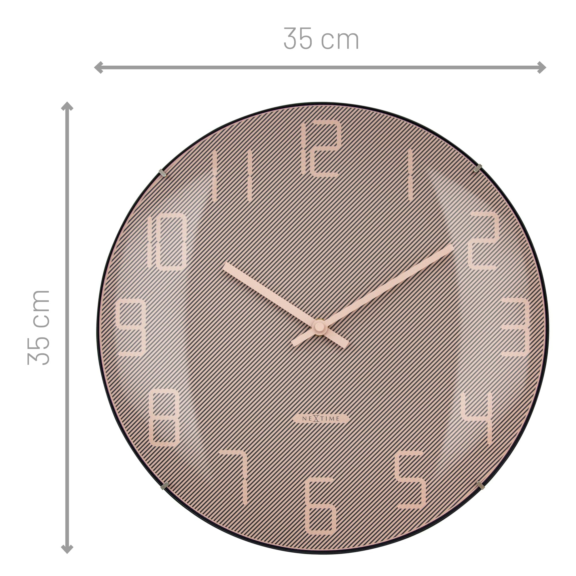 nextime-shade-wanduhr-35-cm-glas-mit-gew-lbter-linse-leise image 4