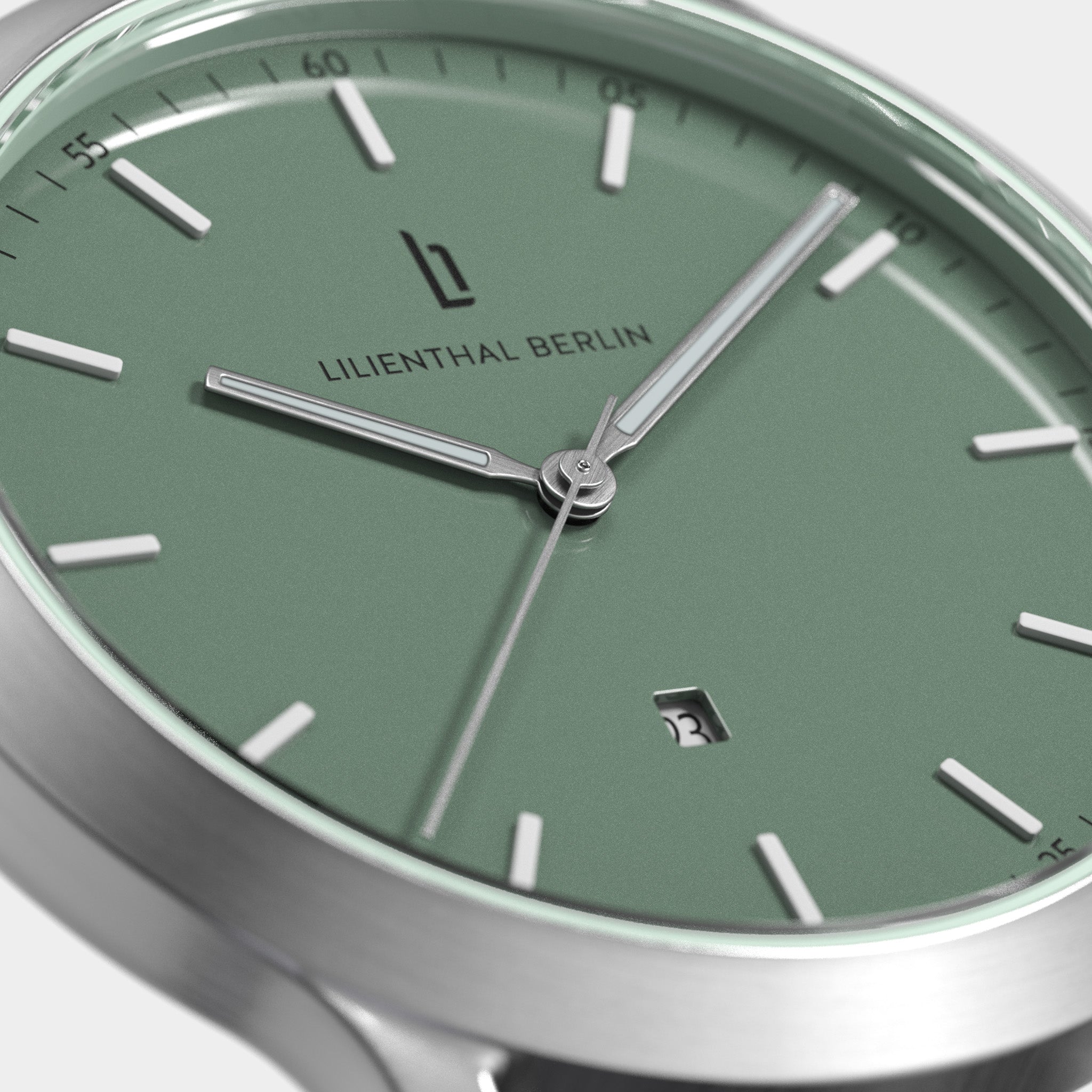 lilienthal-berlin-huxley-armbanduhr-silver-sage-green-40-mm image 4
