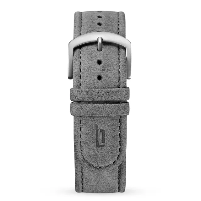 lilienthal-berlin-leather-strap-gray-leder-wechselarmband image 1