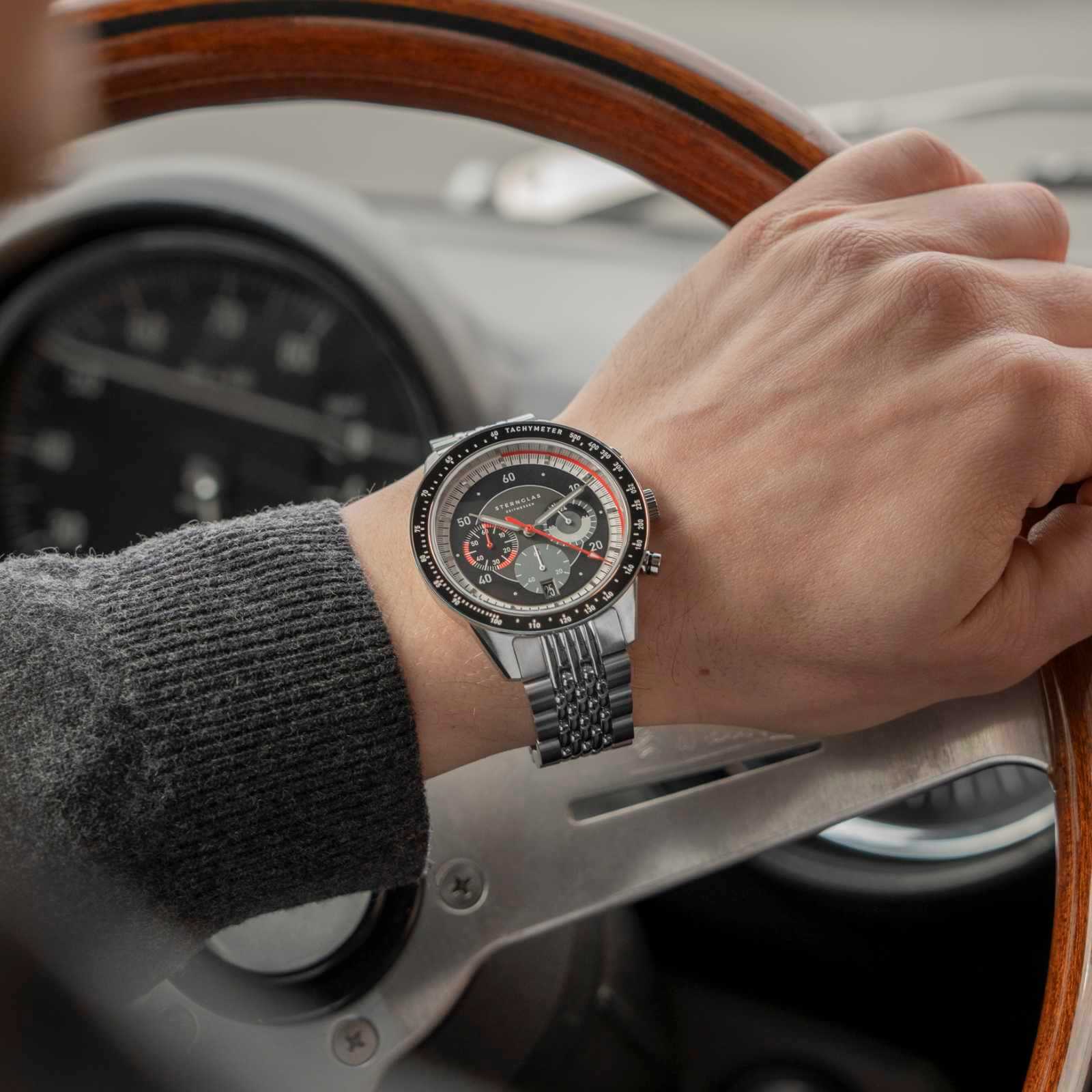 sternglas-tachymeter-2-0-chronograph-herrenuhr-schwarz-42-mm image 4