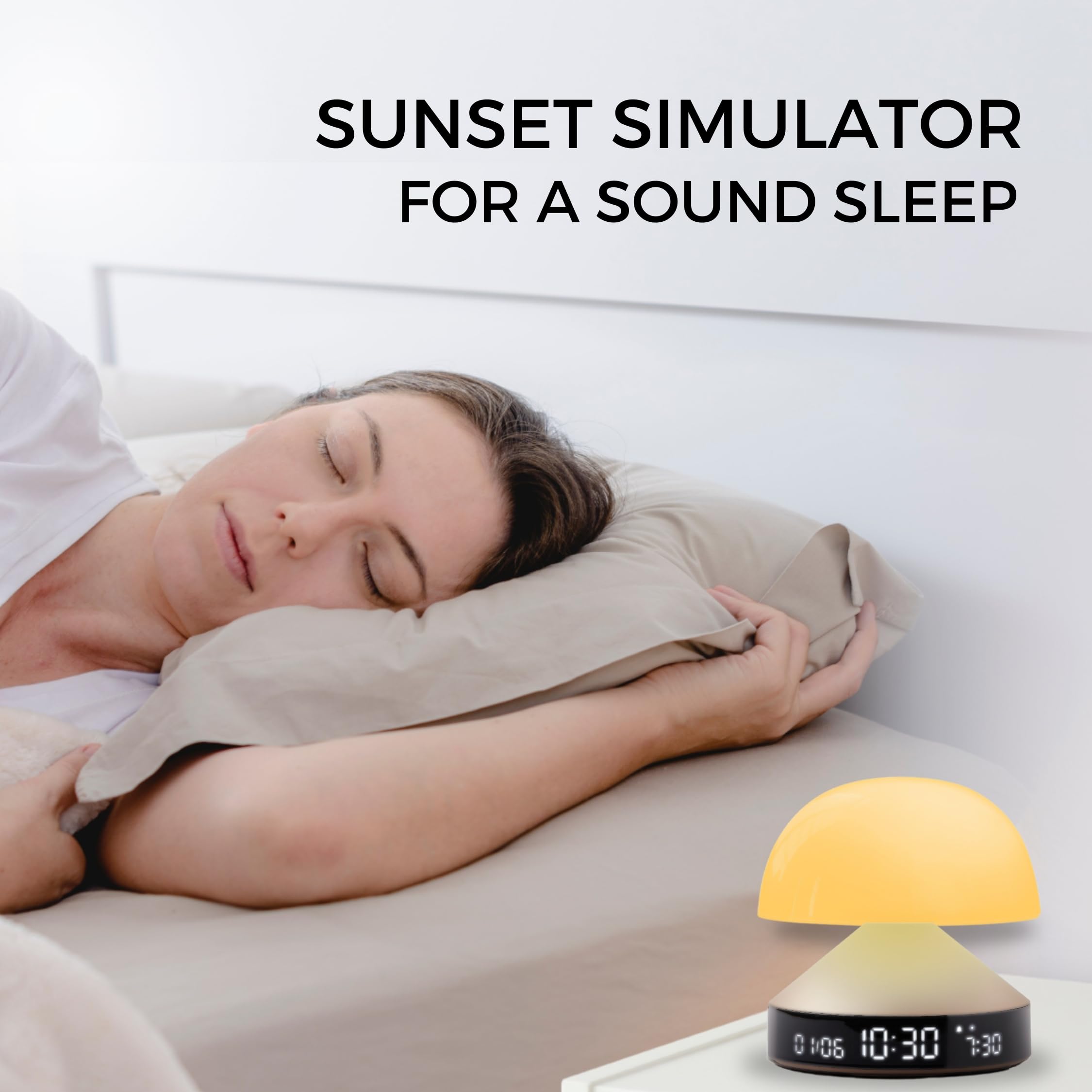 lexon-mina-sunrise-sonnenaufgangswecker-weiches-gold image 2