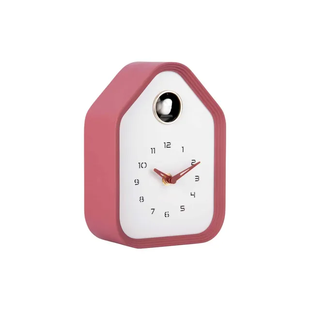 karlsson-reina-cuckoo-wand-tischuhr-bordeaux-7-4x14-4x20-4cm image 1