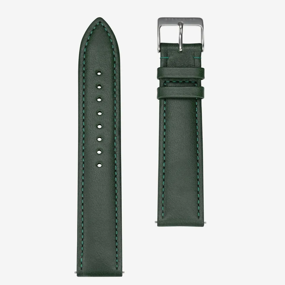 sternglas-modena-20-uhrenarmband-gr-n-silber-xl image 1