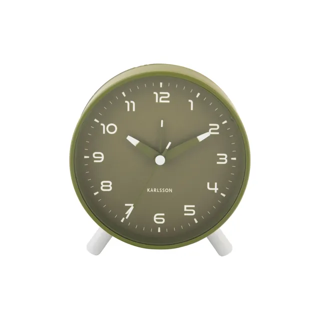 karlsson-orgullo-wecker-lofty-armeegr-n-11-x-11-x-12-cm image 1