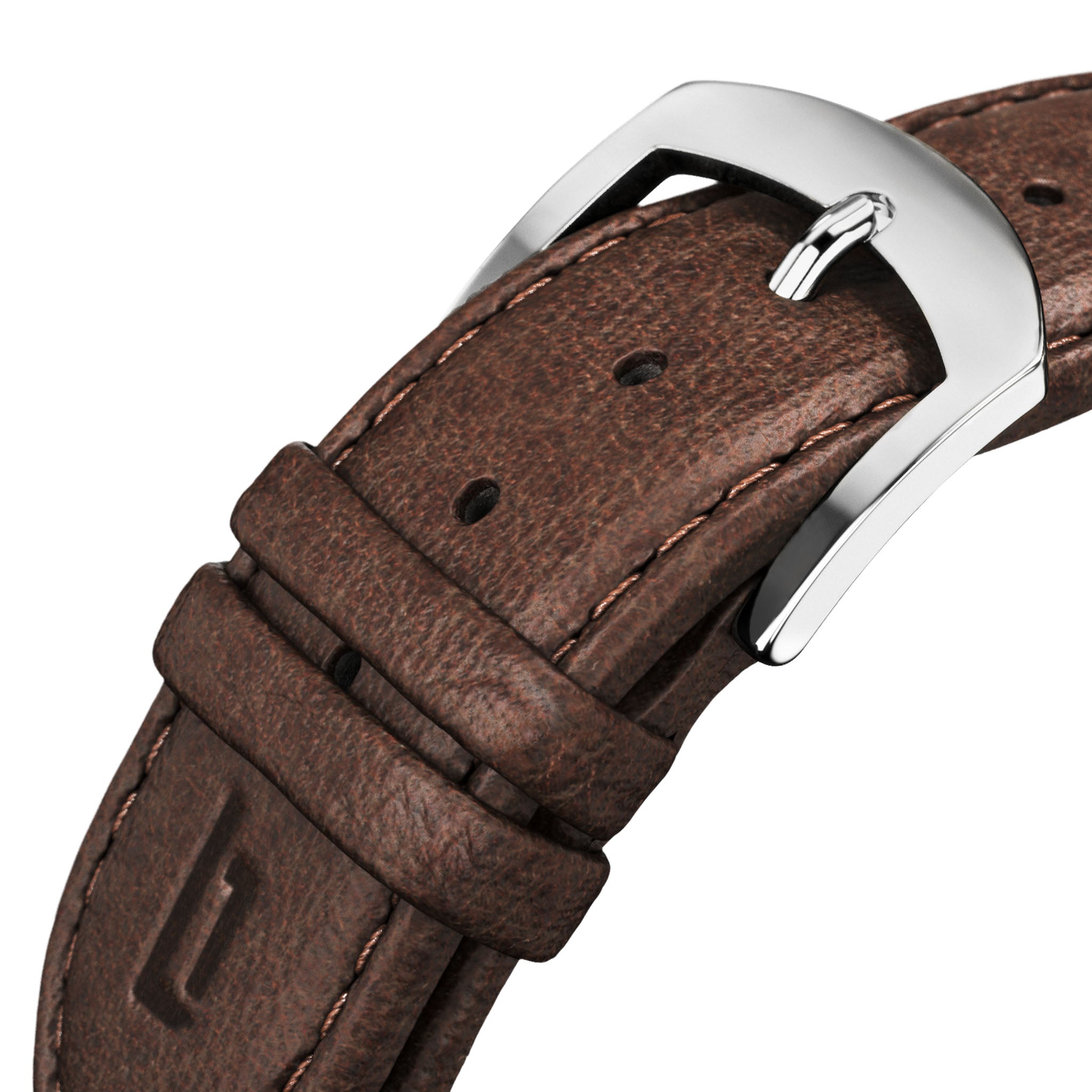 lilienthal-berlin-leather-strap-uhrenarmband-dark-brown-2 image 2