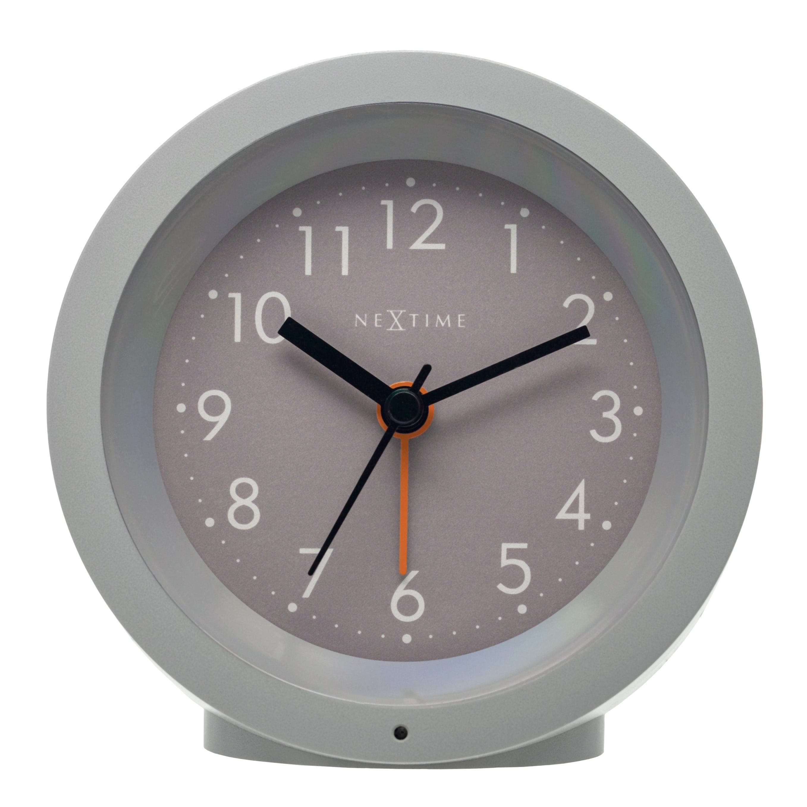 nextime-circle-wecker-tischuhr-10-5-cm-mit-licht-zifferblatt-leise image 1
