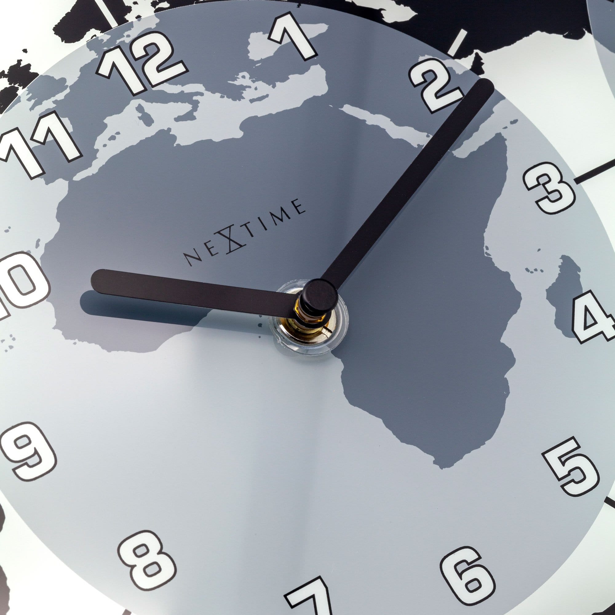 nextime-mondial-weltzeituhr-glas-50-x-18-6-cm-3-zeitzonen-schwarz image 8