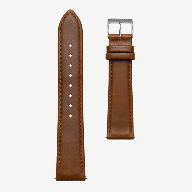sternglas-oxford-20-lederarmband-sattelbraun-20-mm image 1