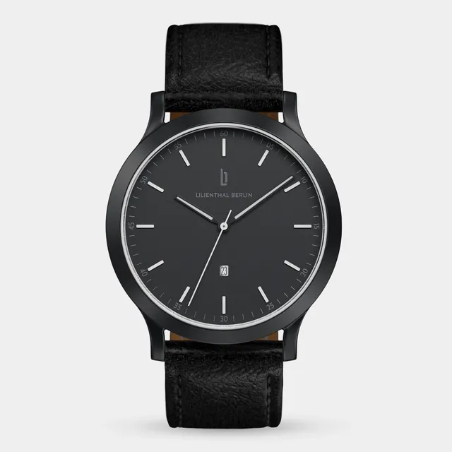 lilienthal-berlin-huxley-black-white-armbanduhr-mit-datum image 1