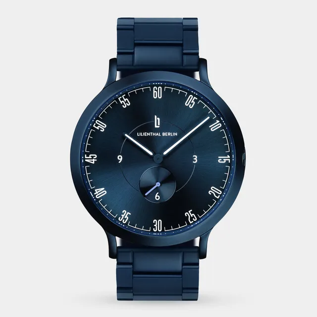 lilienthal-berlin-lilienthal-1-all-blue-armbanduhr-42-5-mm image 1