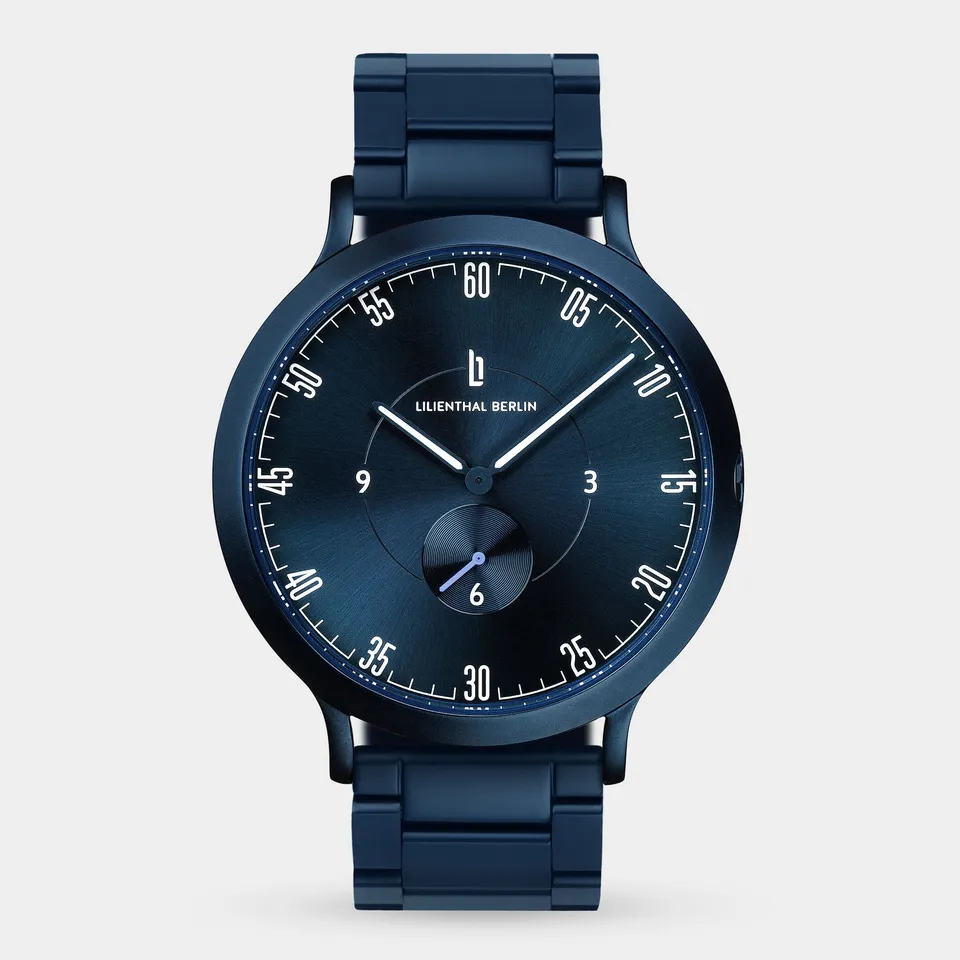 lilienthal-berlin-lilienthal-1-all-blue-armbanduhr-42-5-mm image 1