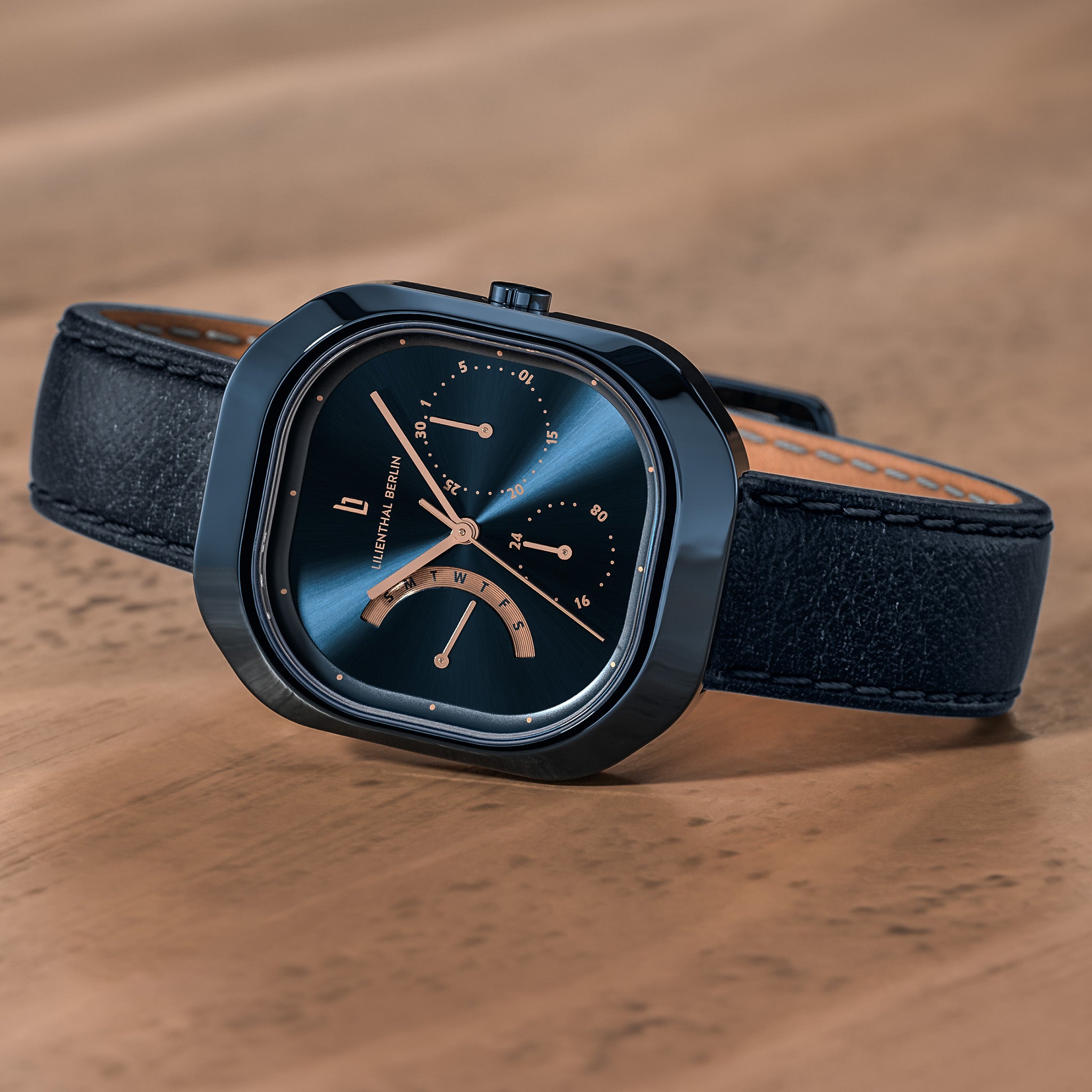 lilienthal-berlin-multimatica-blue-rose-gold-damenuhr image 3