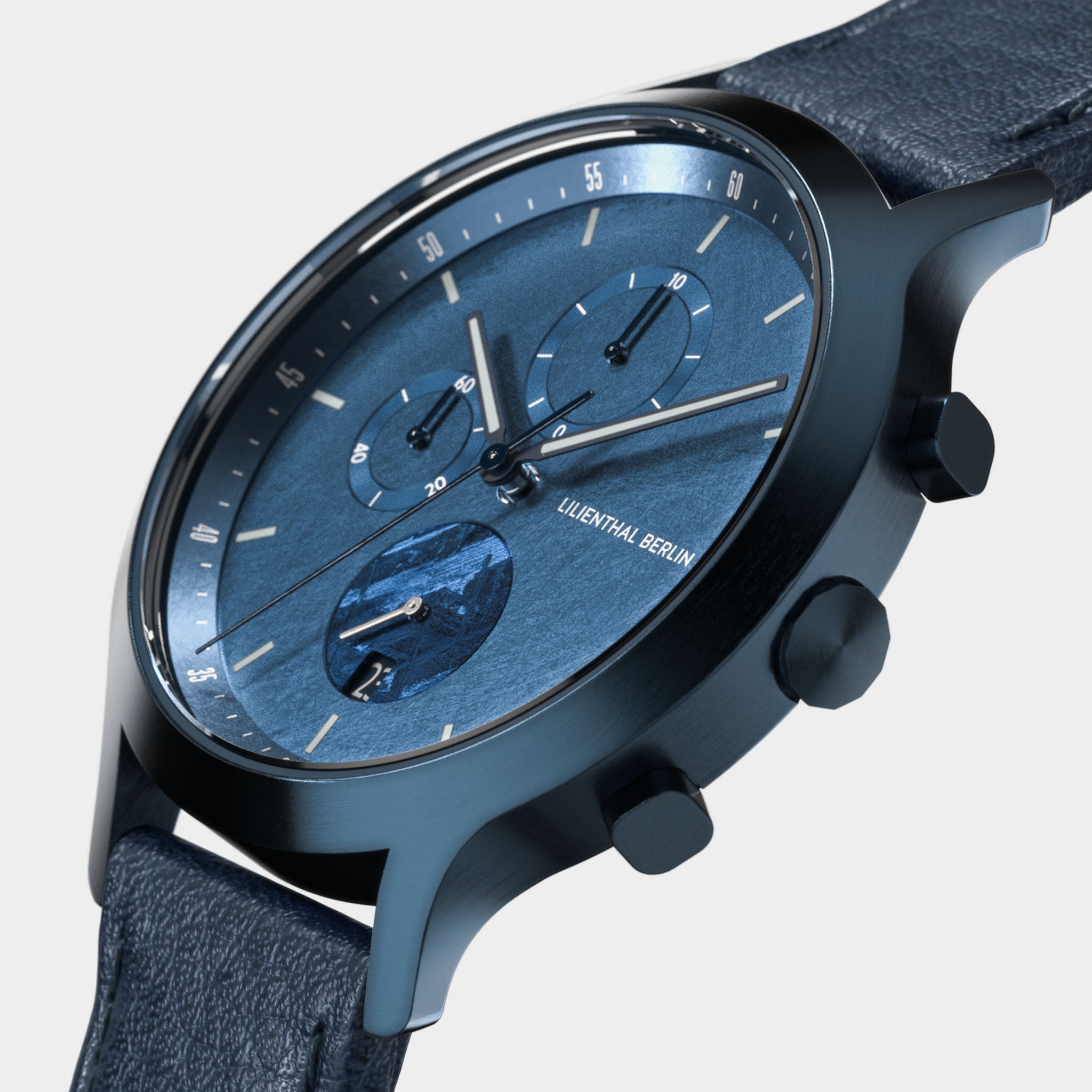 lilienthal-berlin-chronograph-meteorite-stellar-blue-chronograph-mit-meteorit-2 image 2