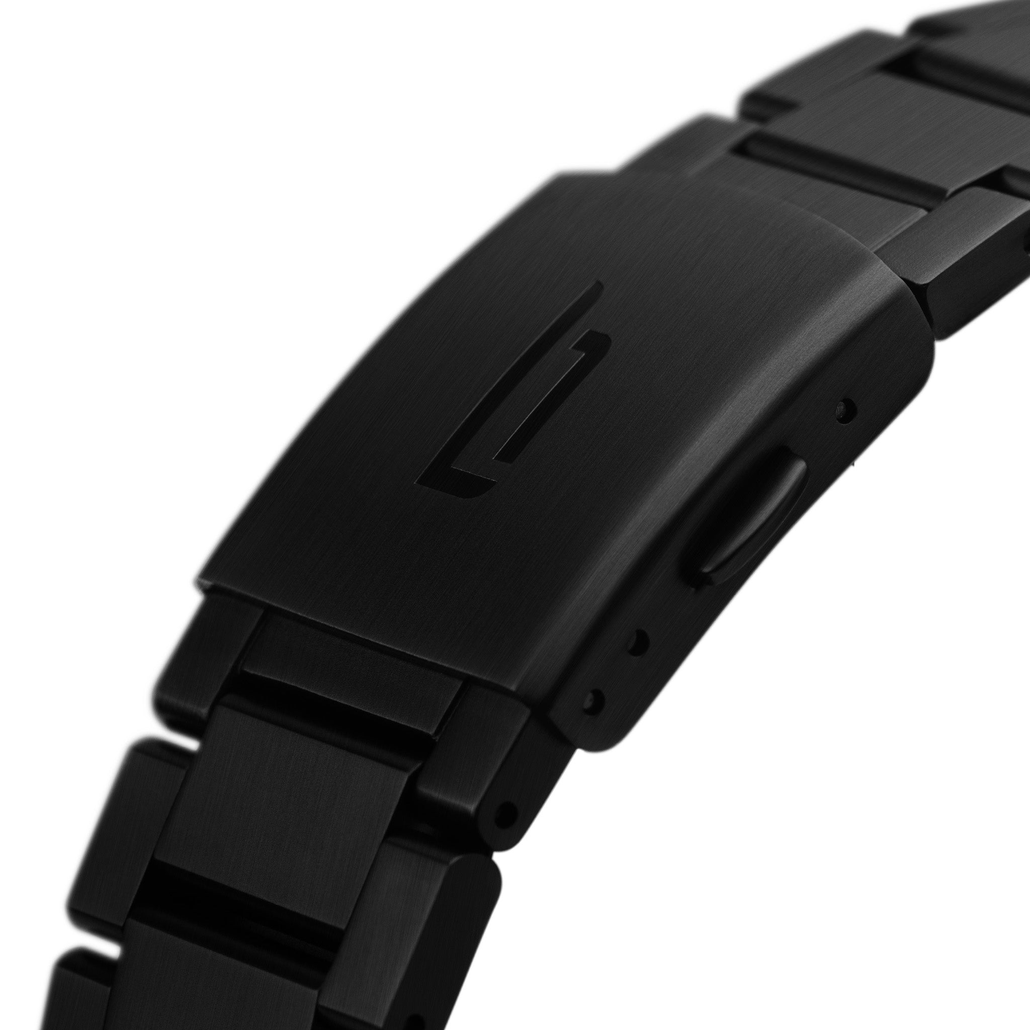 lilienthal-berlin-stainless-steel-armband-black-brushed-edelstahl-uhrenarmband image 2