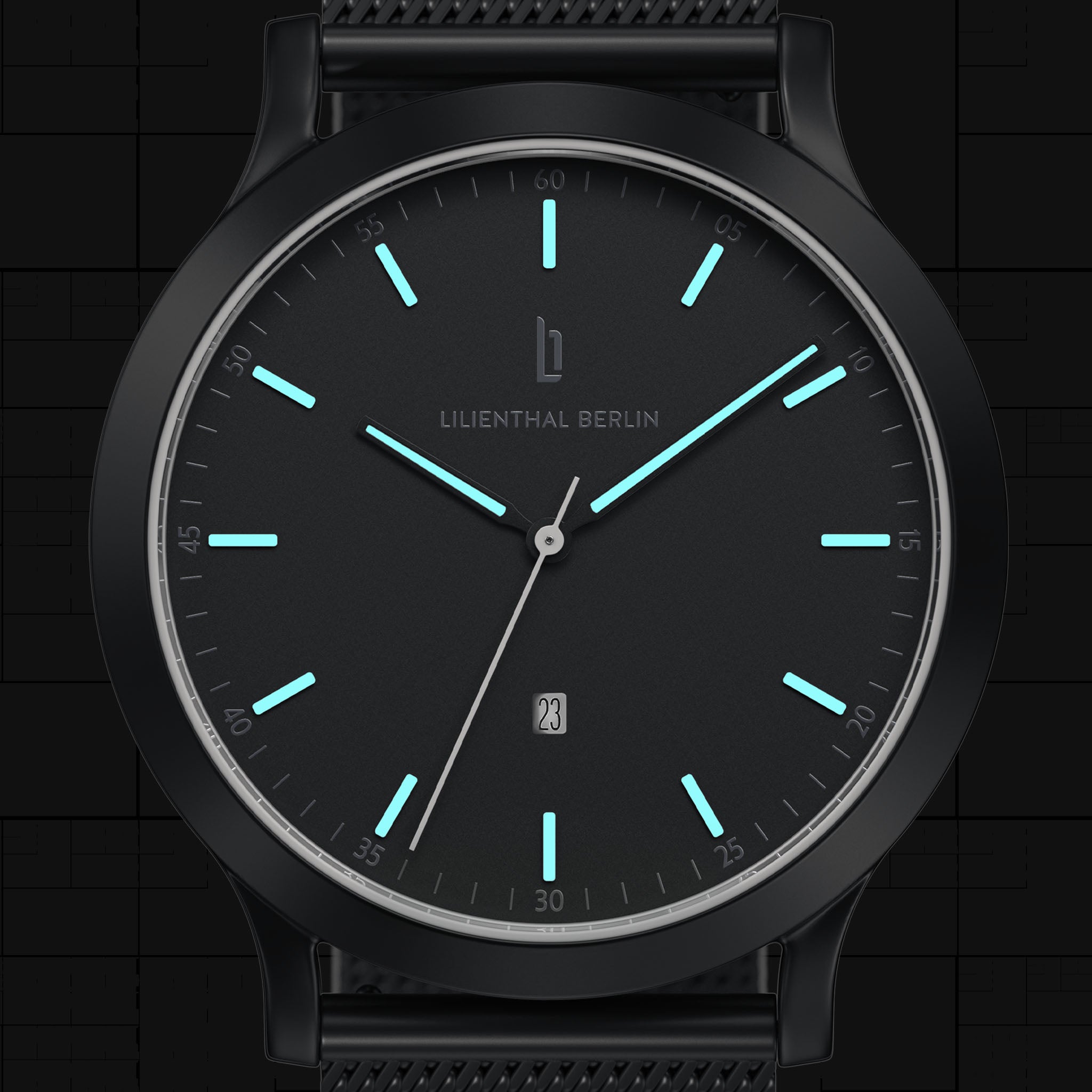 lilienthal-berlin-huxley-black-white-armbanduhr image 6