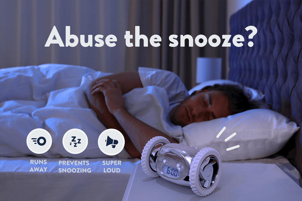 nextime-clocky-chrome-wecker-auf-r-dern-f-hrt-nach-dem-ersten-snooze-los image 3