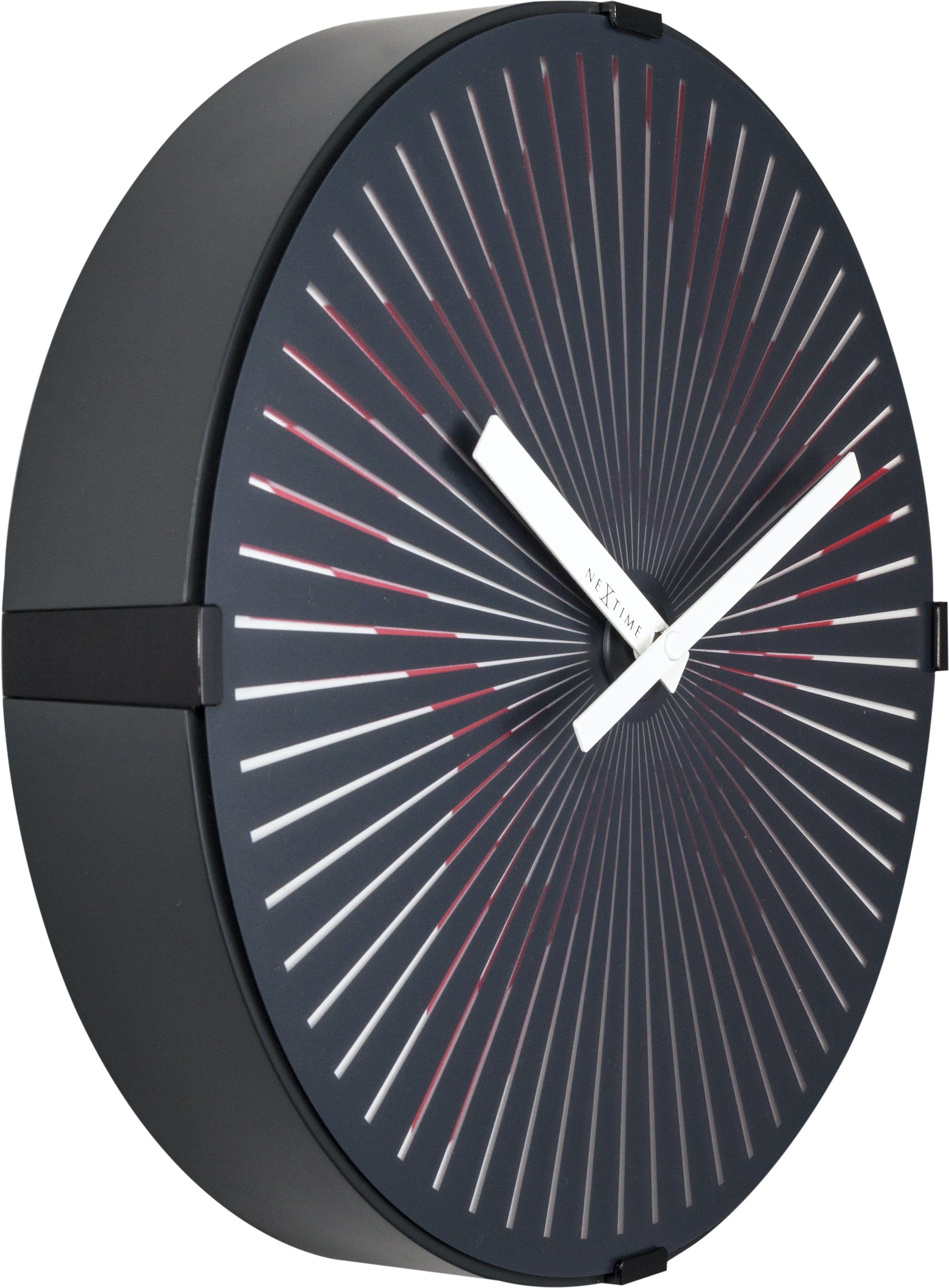 nextime-motion-star-red-motion-wanduhr-30-5-cm-rot-kunststoff image 3