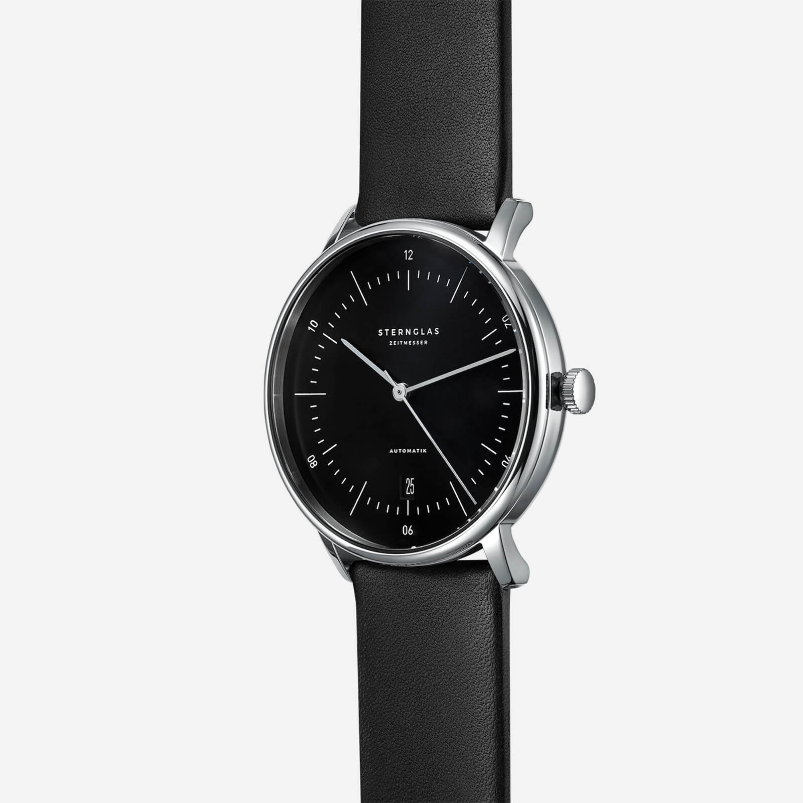 sternglas-naos-automatik-unisex-armbanduhr-38-mm-schwarz-leder image 3