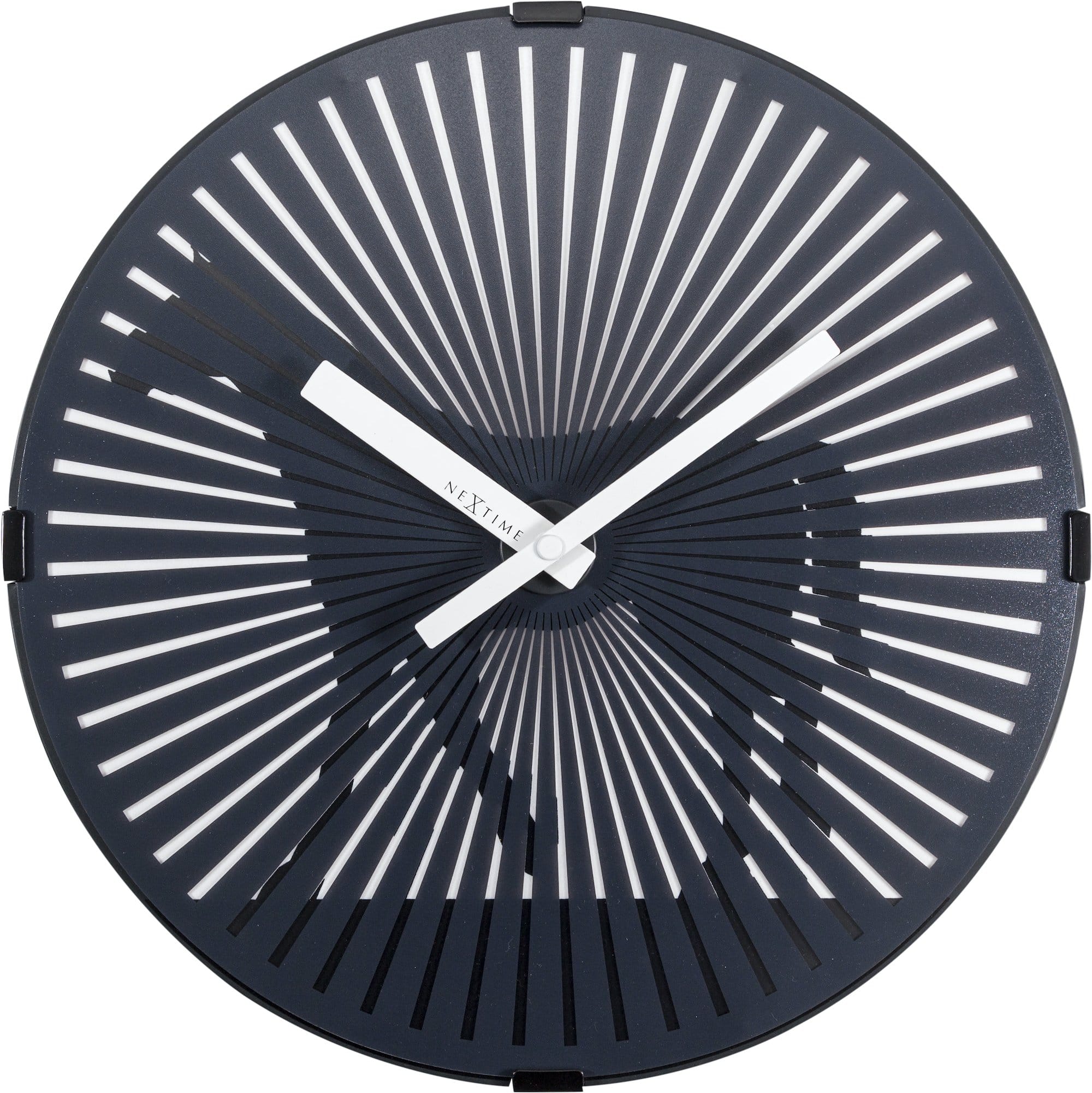 nextime-walking-horse-wanduhr-30-5-cm-kunststoff-schwarz-bewegungseffekt-leise-d image 2