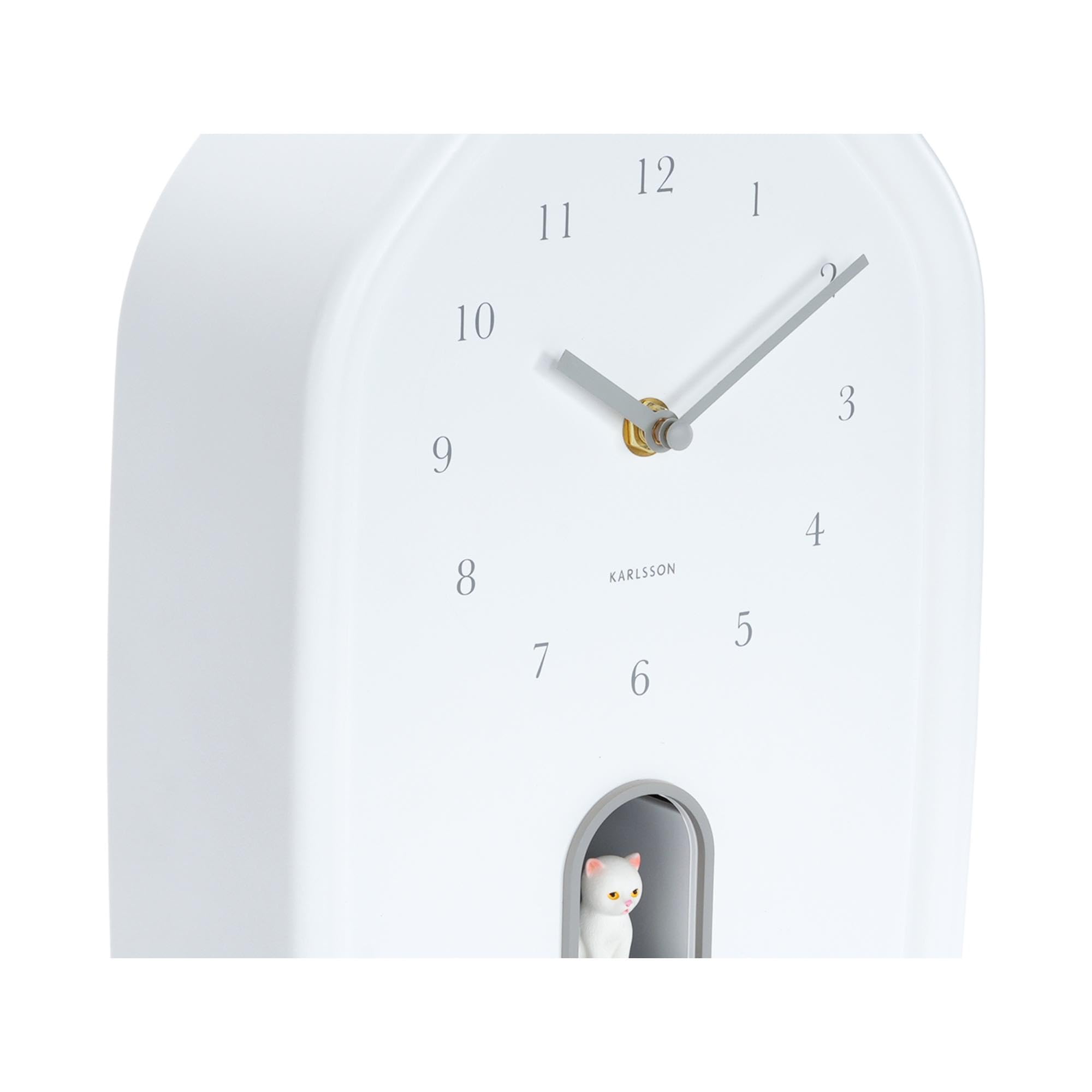 karlsson-modern-kitty-wanduhr-wei-29-1x20x29-1-cm-katzen-haus-design image 5