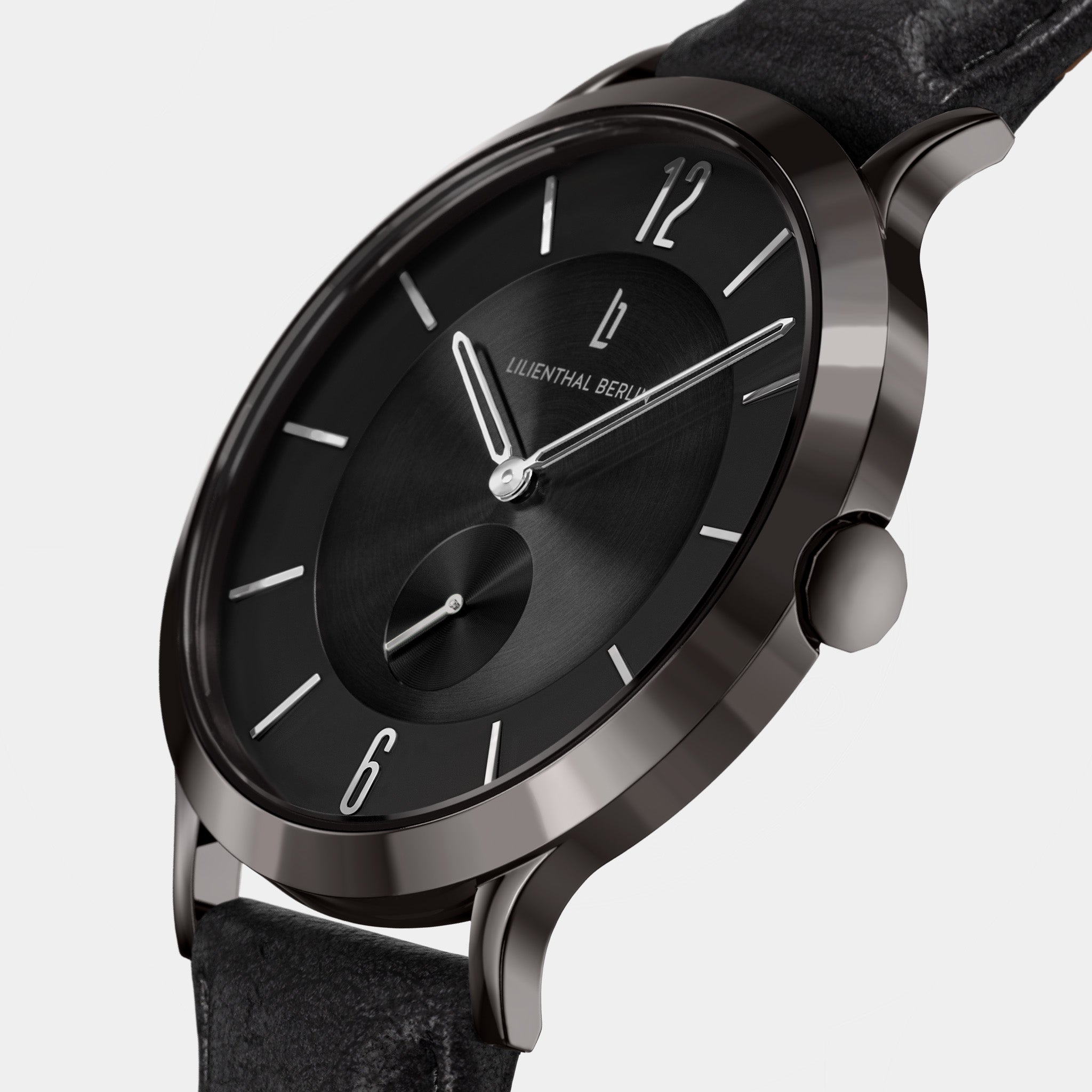 lilienthal-berlin-the-classic-armbanduhr-dark-silver-black image 2