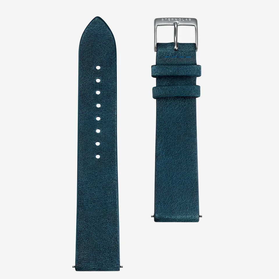 sternglas-vintage-20-lederarmband-nachtblau-20-mm image 1