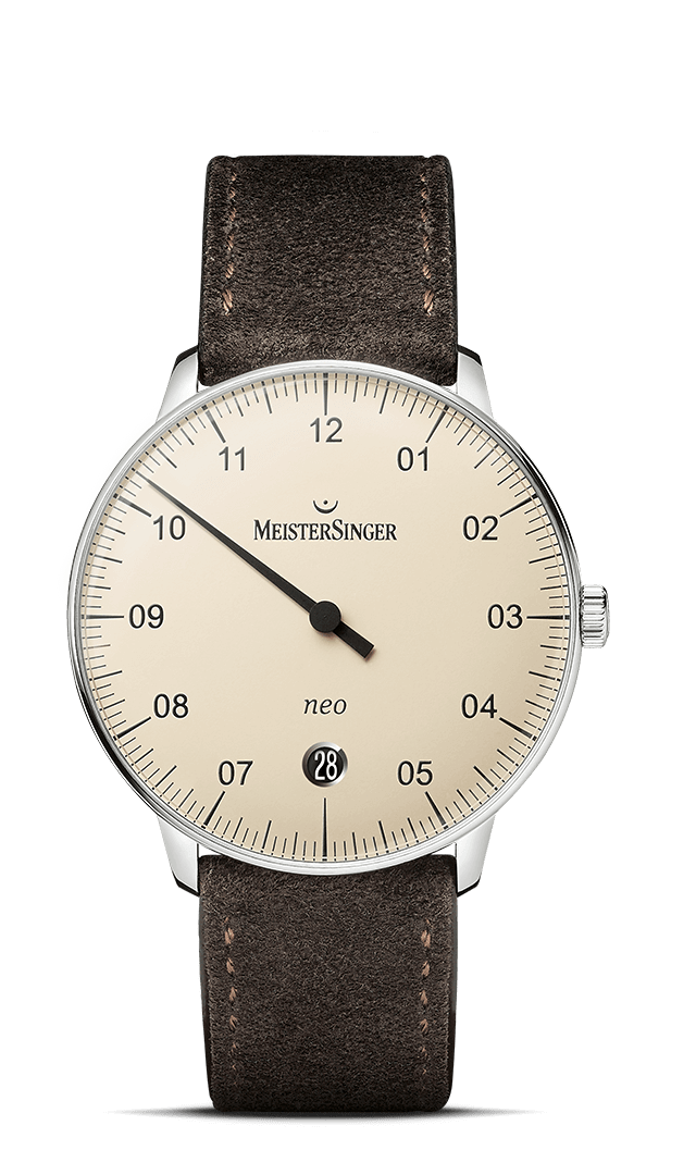 meistersinger-neo-elfenbein-einzeiger-armbanduhr image 1