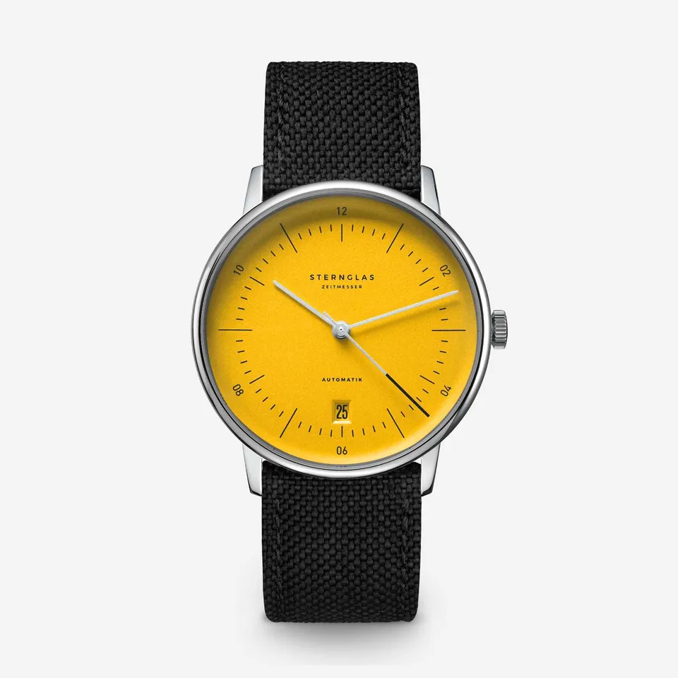 sternglas-naos-automatik-edition-yellow-herrenuhr-38-mm-leder image 1