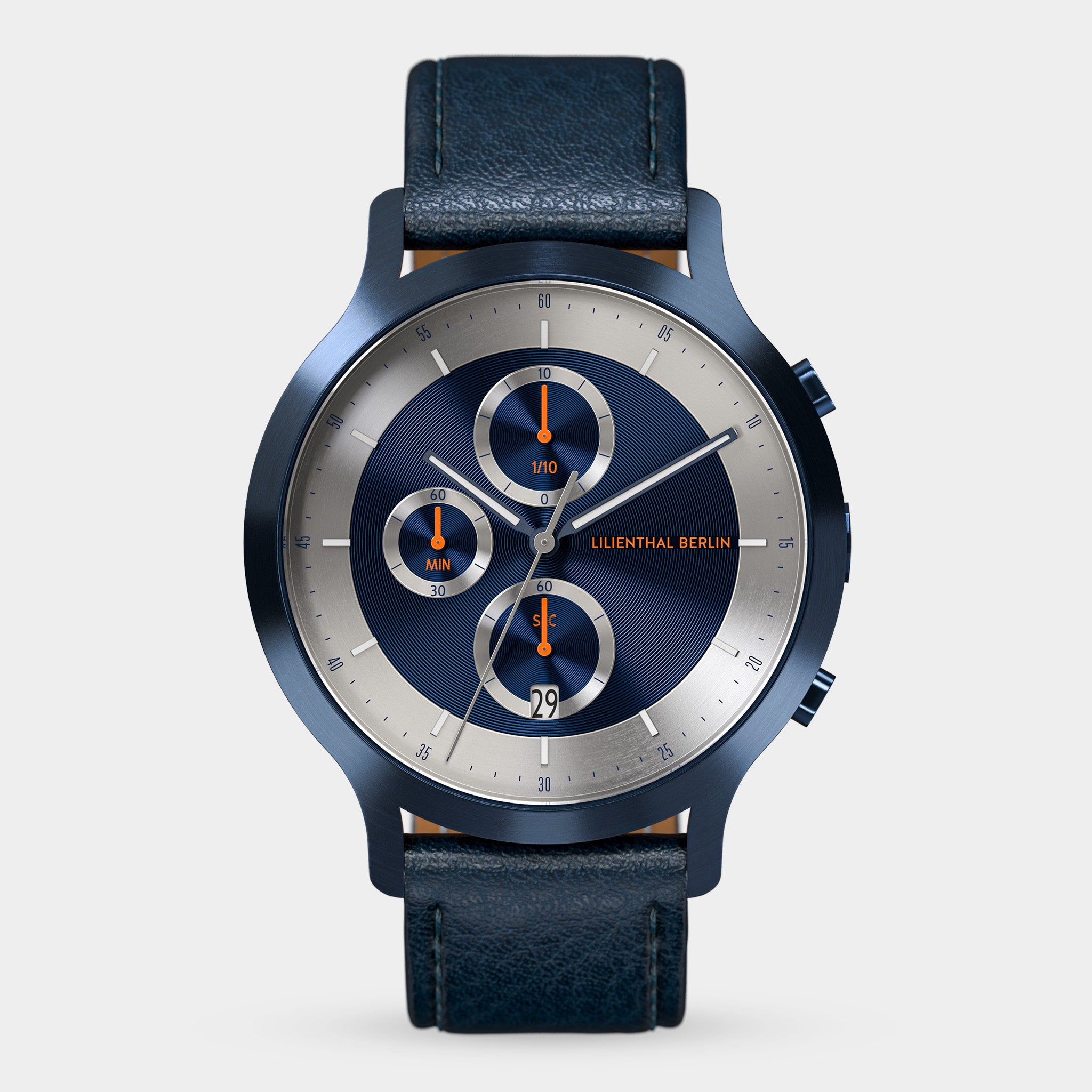 lilienthal-berlin-chronograph-lp-blue-silver-armbanduhr-2 image 1
