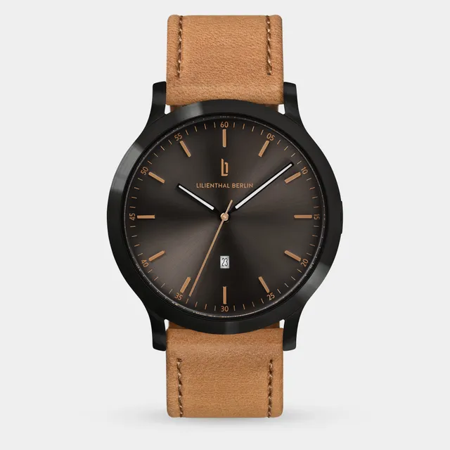 lilienthal-berlin-huxley-black-bronze-uhr-40-mm image 1