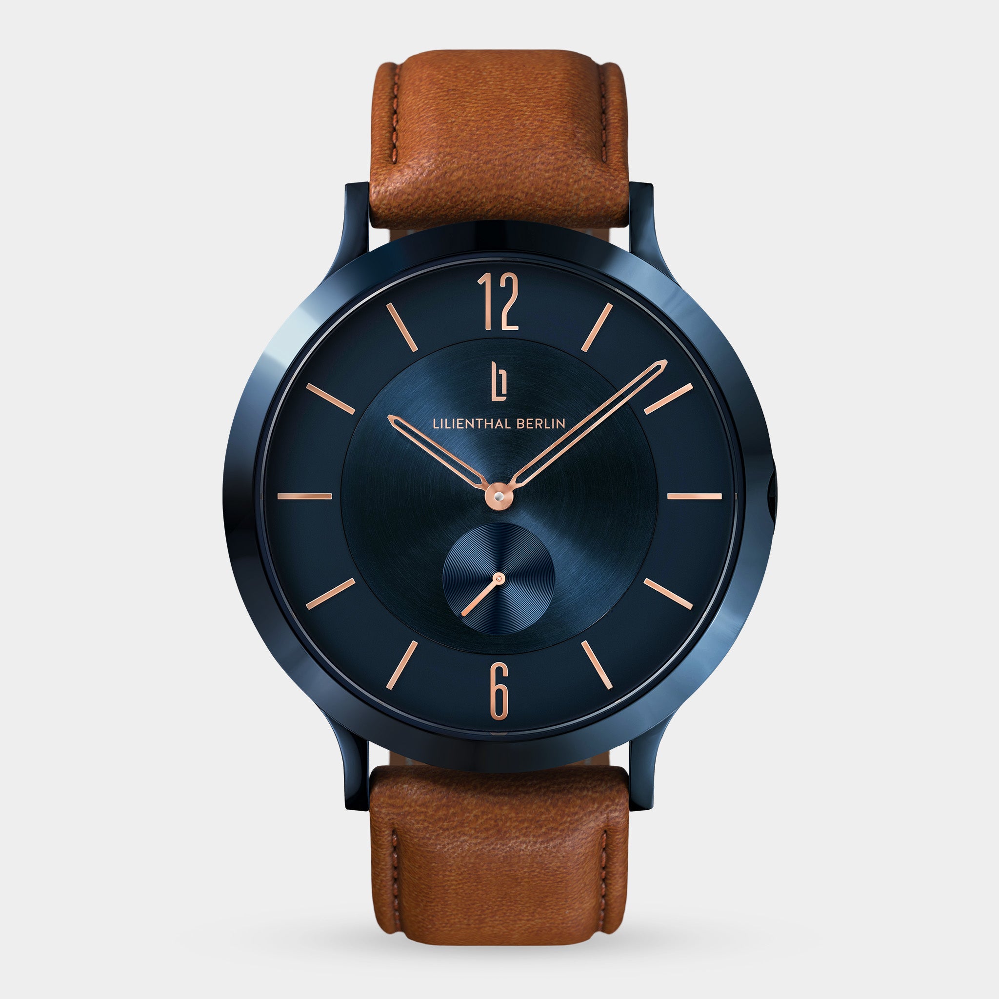 lilienthal-berlin-the-classic-blue-rose-gold-uhr image 1