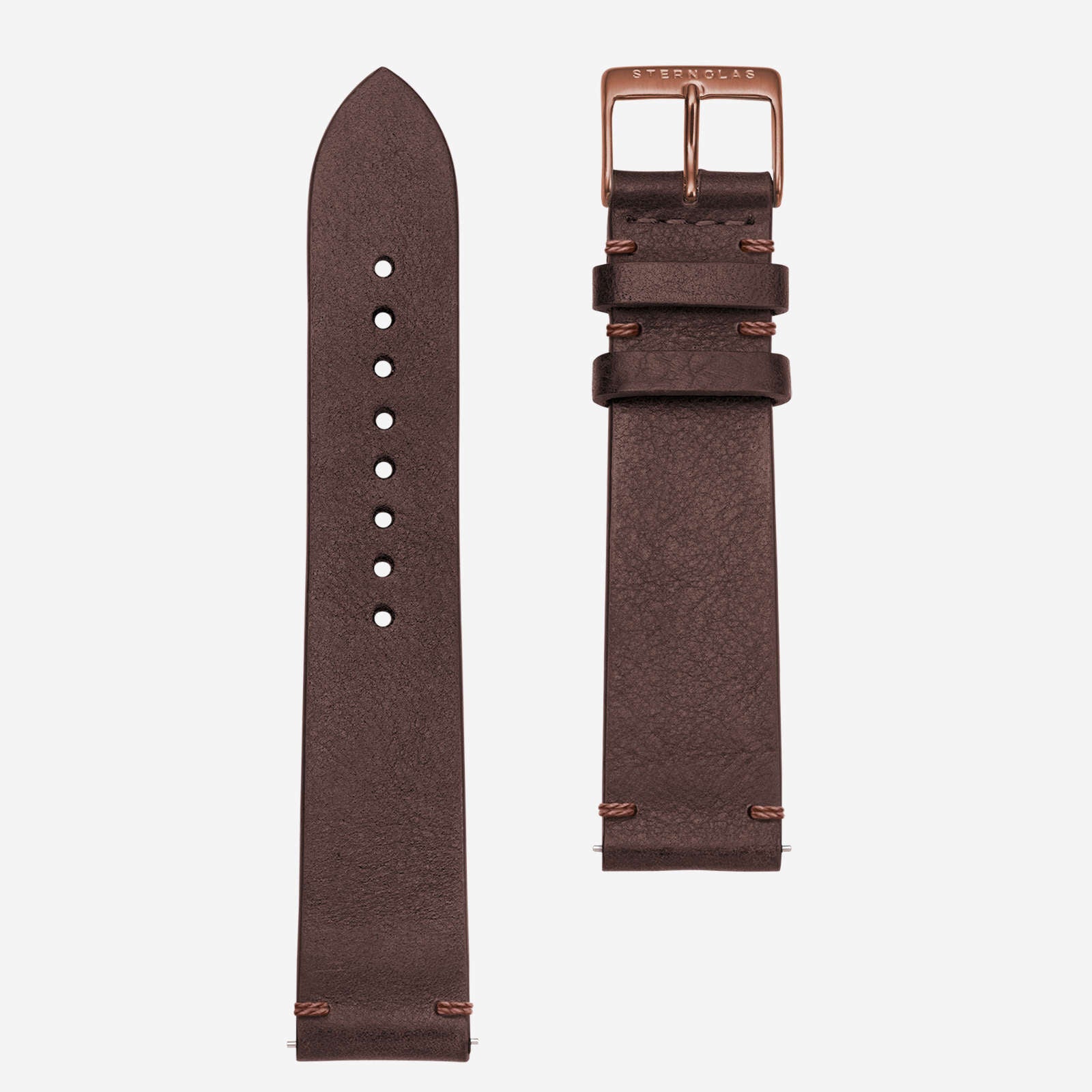 sternglas-vintage-lederarmband-20-mm-mokka-bronze-xs image 1