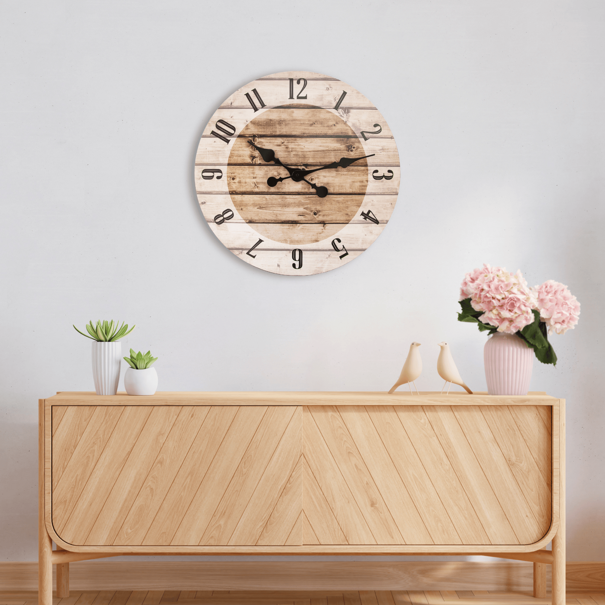nextime-nadir-wanduhr-55cm-analog-holz-braun-mdf image 4