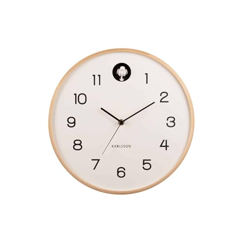 karlsson-natural-cuckoo-wanduhr-wei-31-5-cm image 6