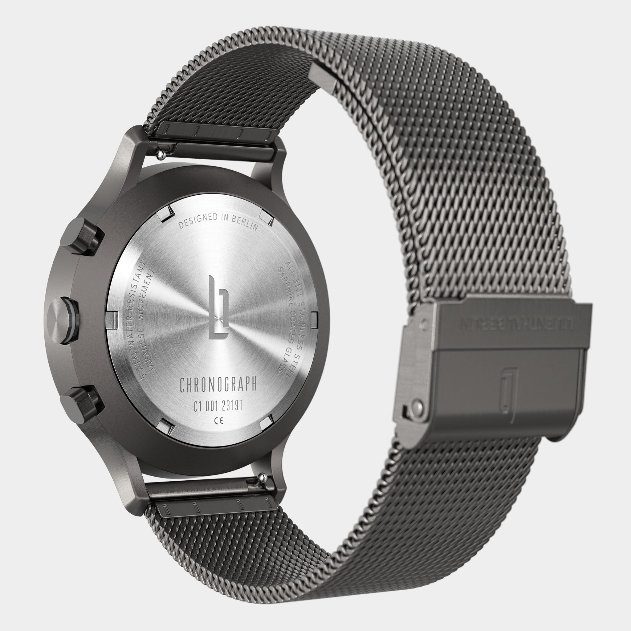 lilienthal-berlin-chronograph-dunkel-silber-wei image 7