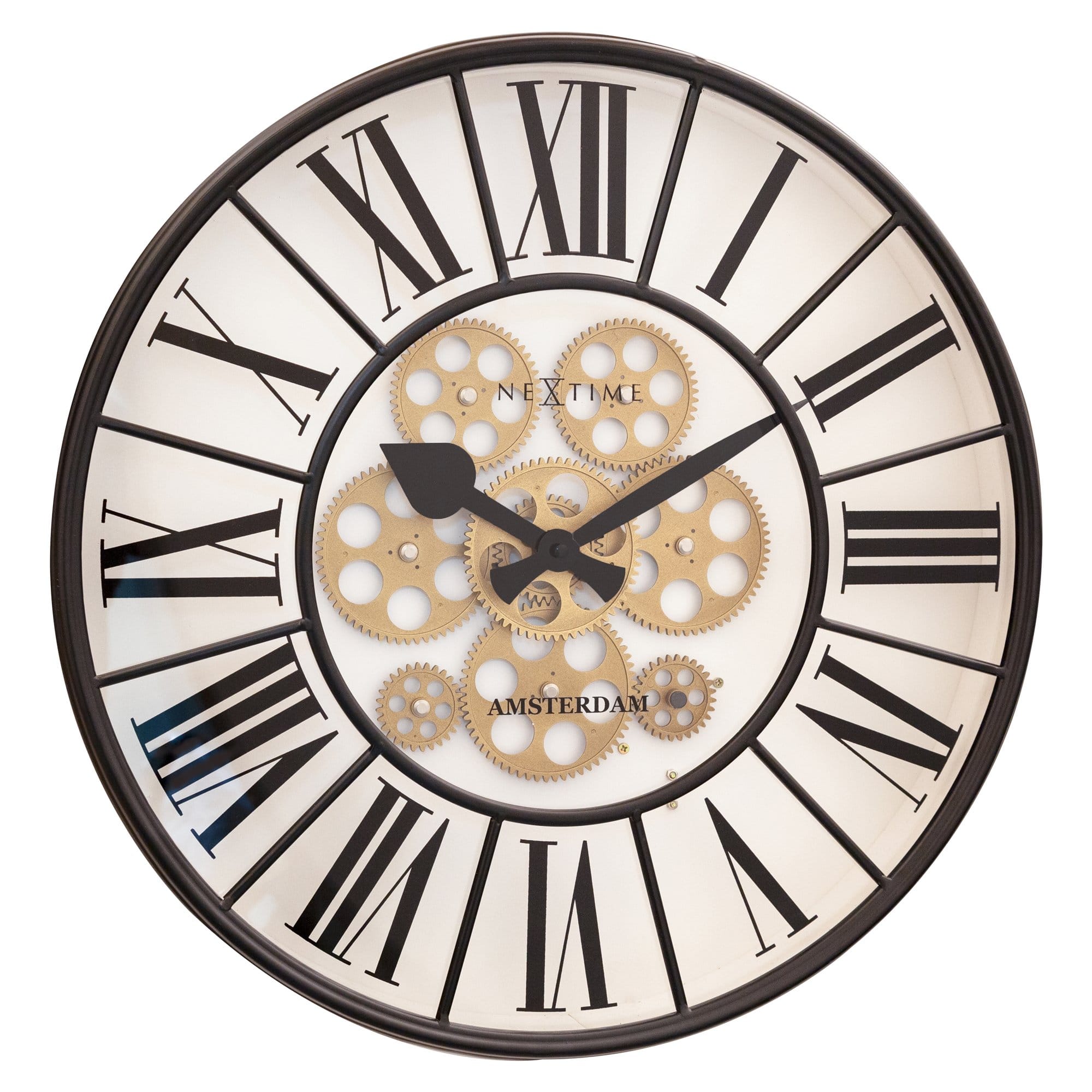 nextime-william-moving-gear-wanduhr-50-cm-wei image 1