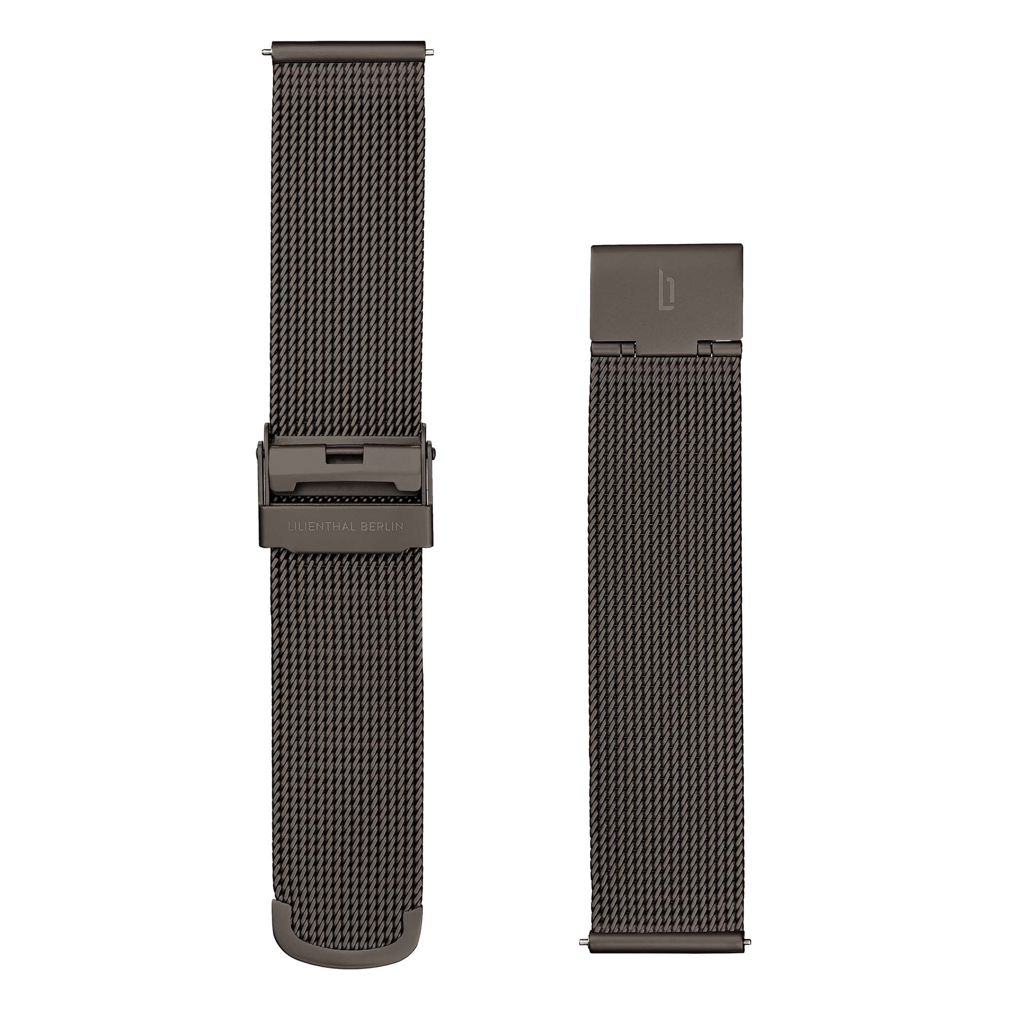 lilienthal-berlin-mesh-armband-gray-matte-wechselarmband image 3