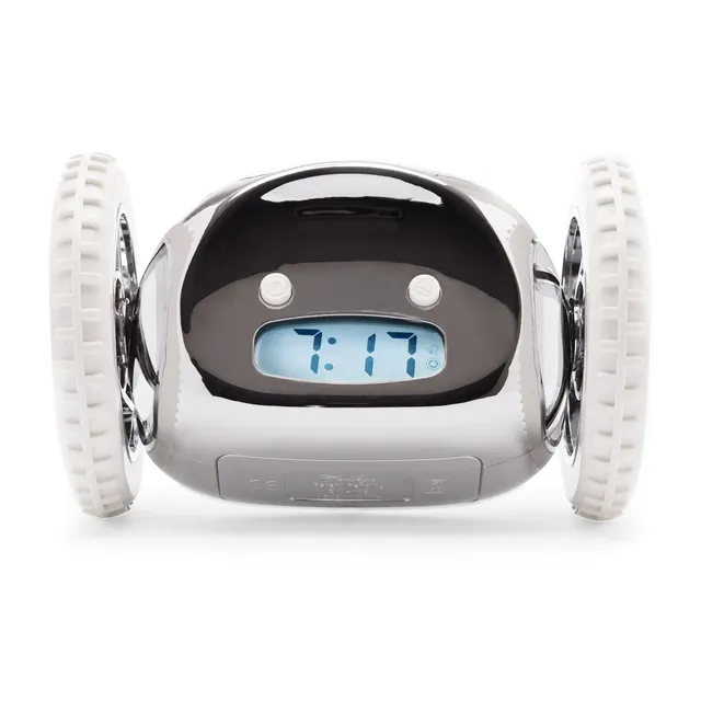 nextime-clocky-chrome-wecker-auf-r-dern-f-hrt-nach-dem-ersten-snooze-los image 1