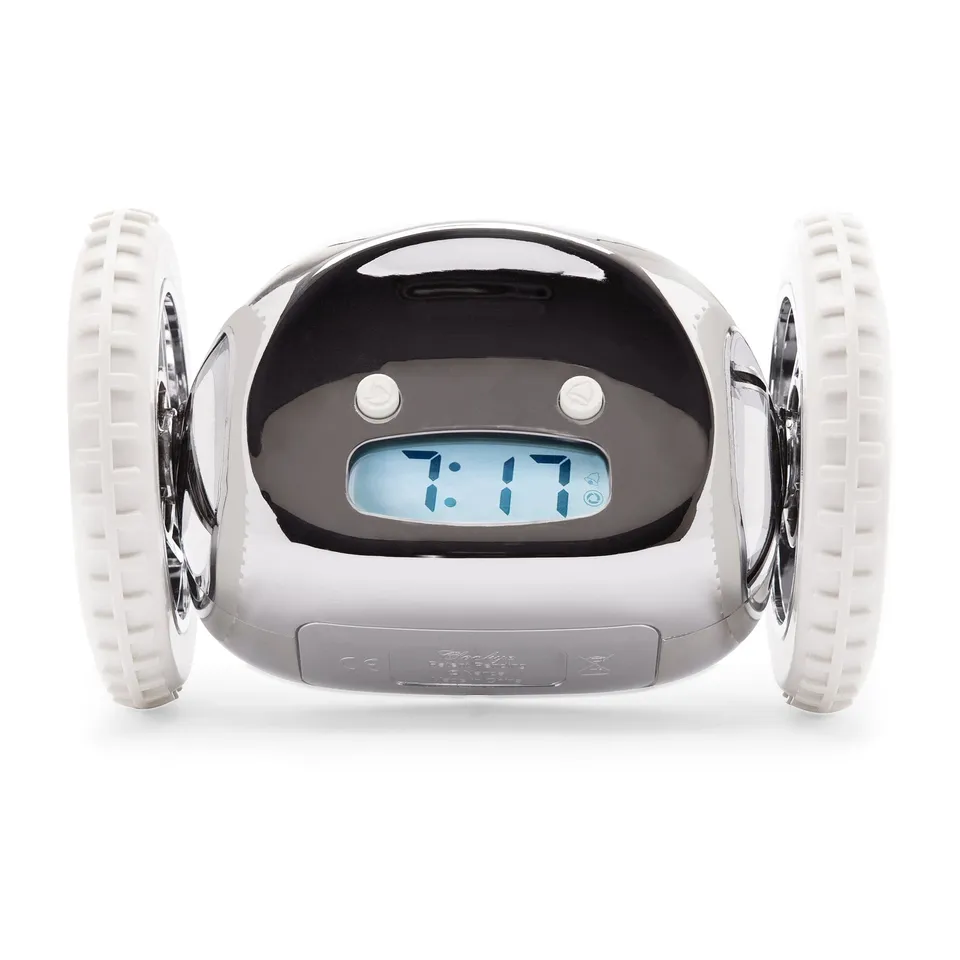 nextime-clocky-chrome-wecker-auf-r-dern-f-hrt-nach-dem-ersten-snooze-los image 1